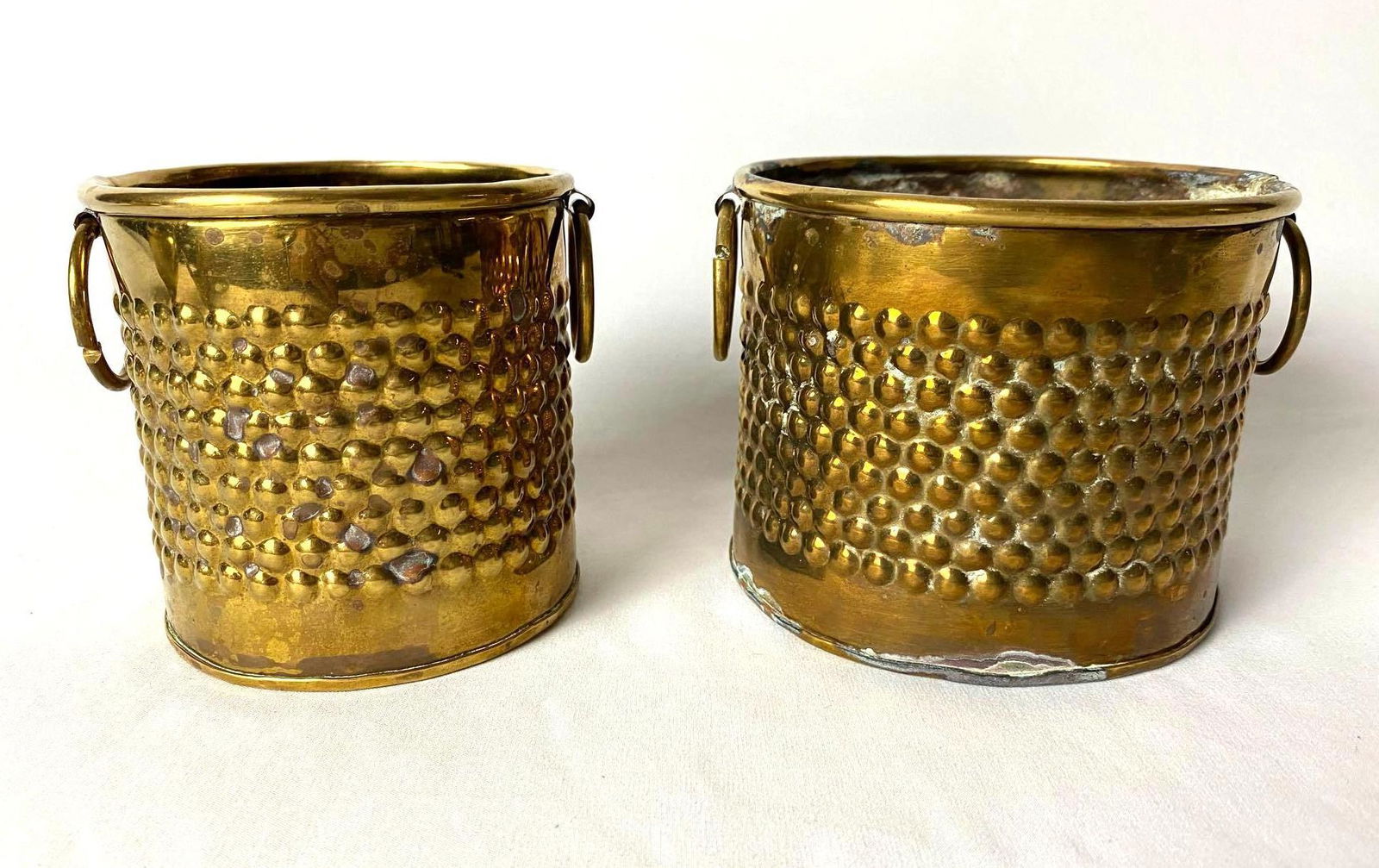 Vintage India Brass Trinket Box Containers / Planters (1 of 4)