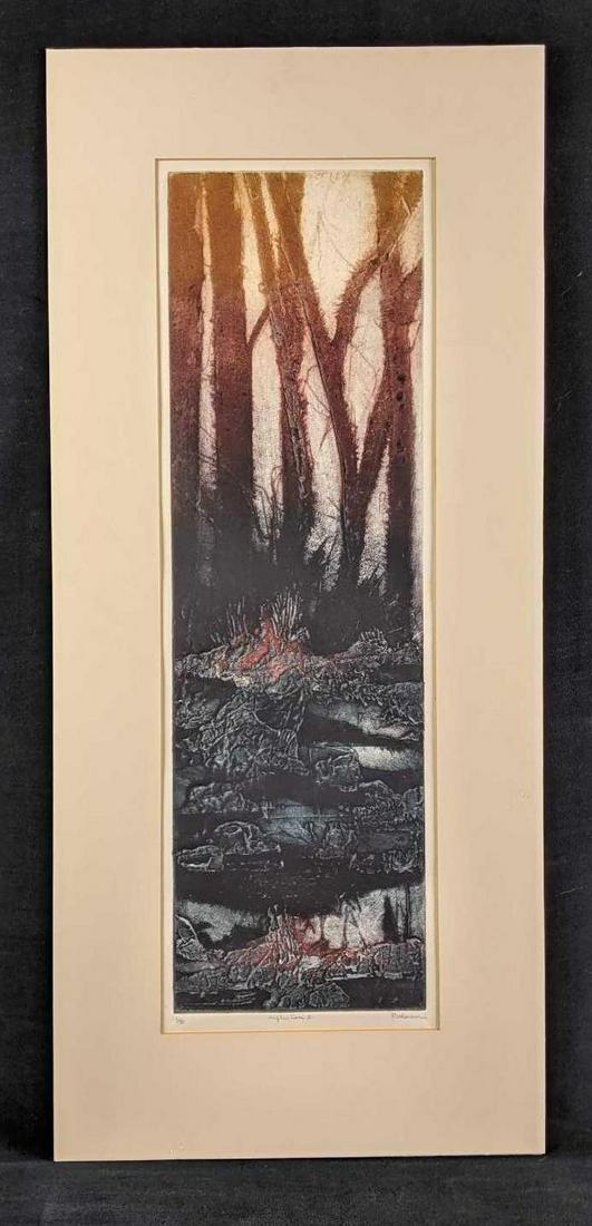 Signed Artwork by Ruth Rodman "Reflection II" (1 of 5)