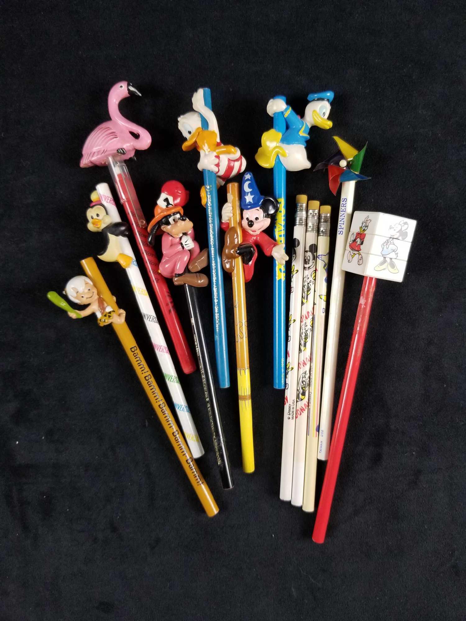 Lot Of Pop Culture Unused Pencils Disney And More B (1 of 5)