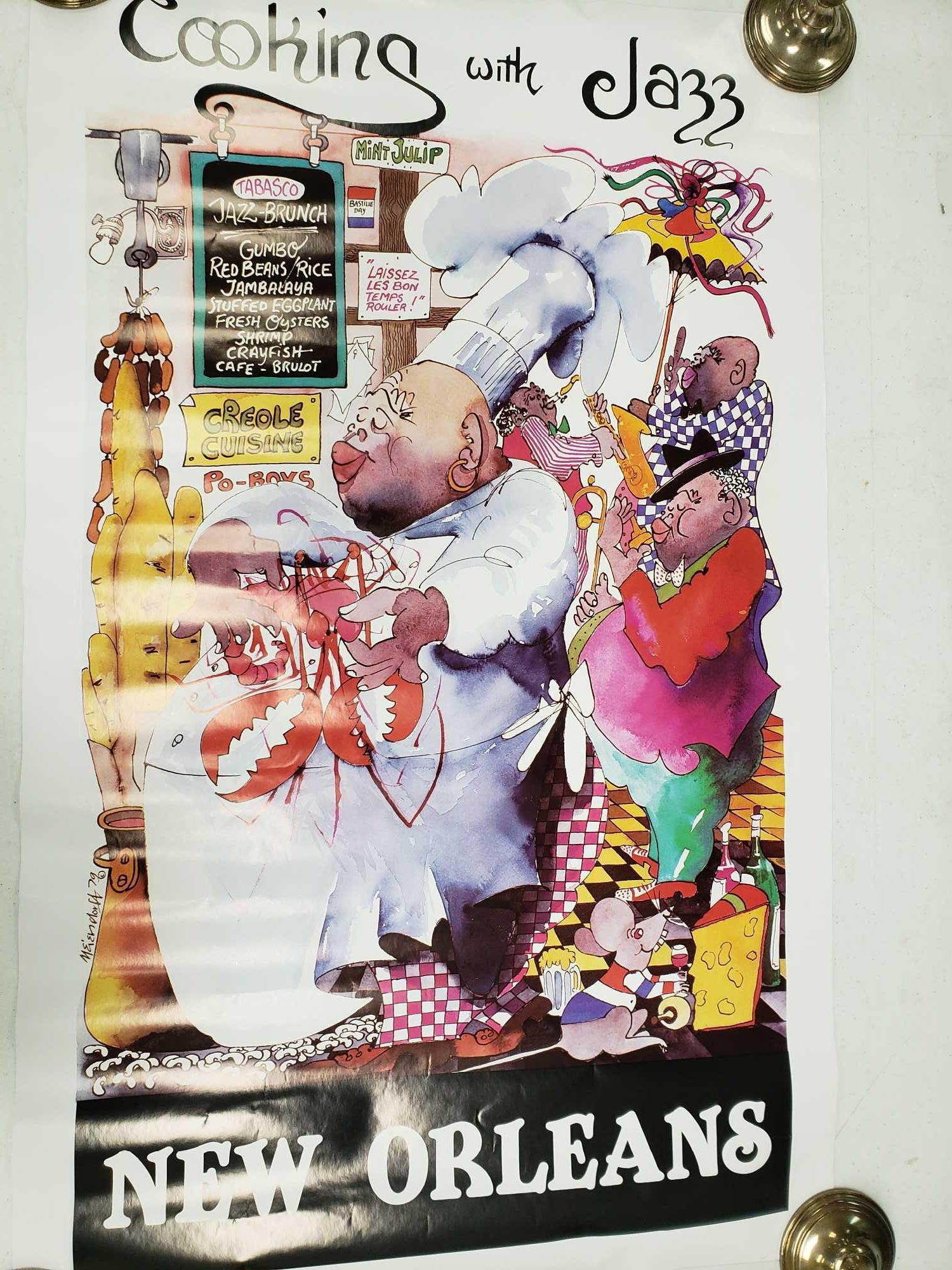 Cooking with Jazz New Orleans Poster (1 of 9)