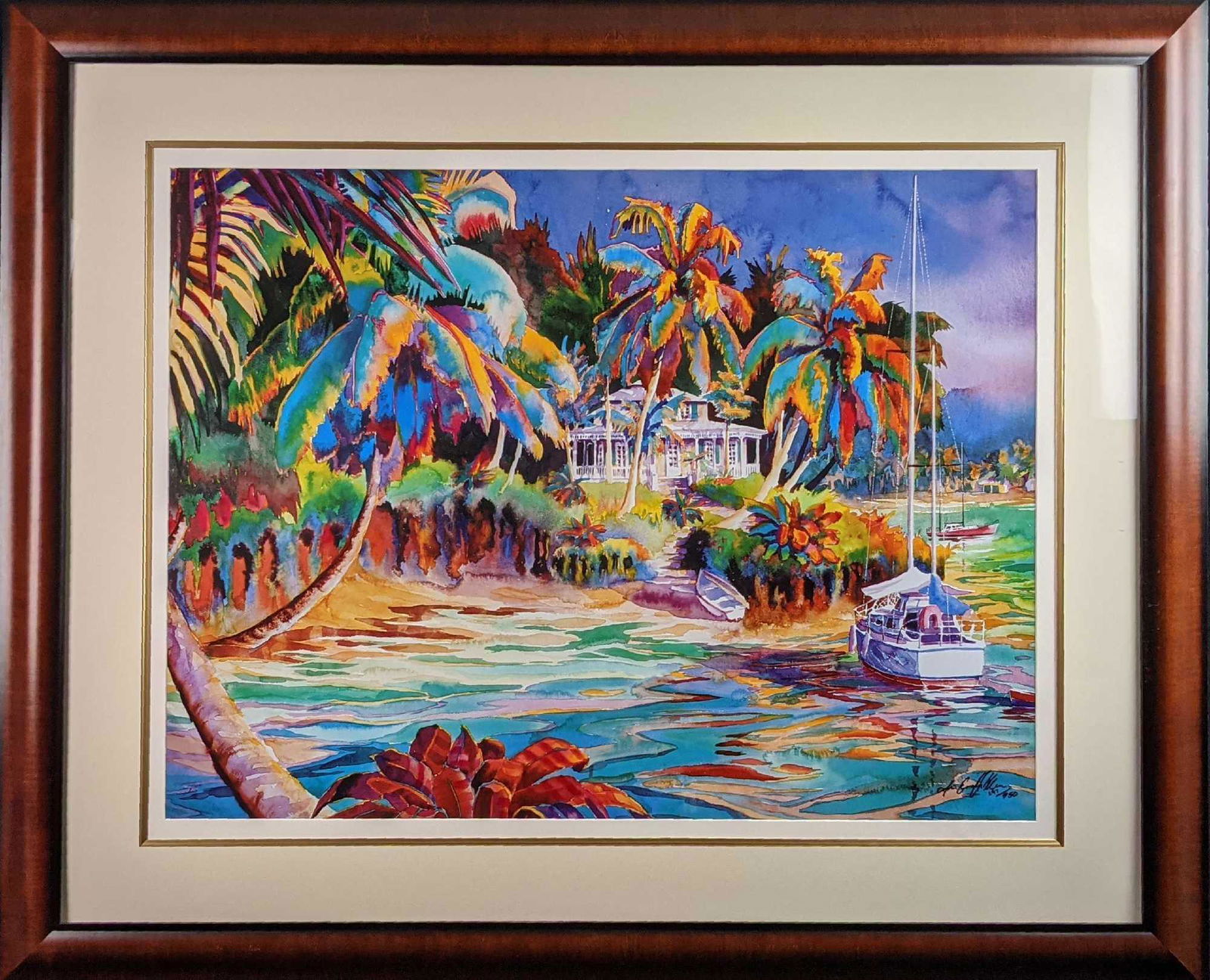 Framed LE Jim Gerard Holehouse Apres Midi Print Z4 (1 of 7)