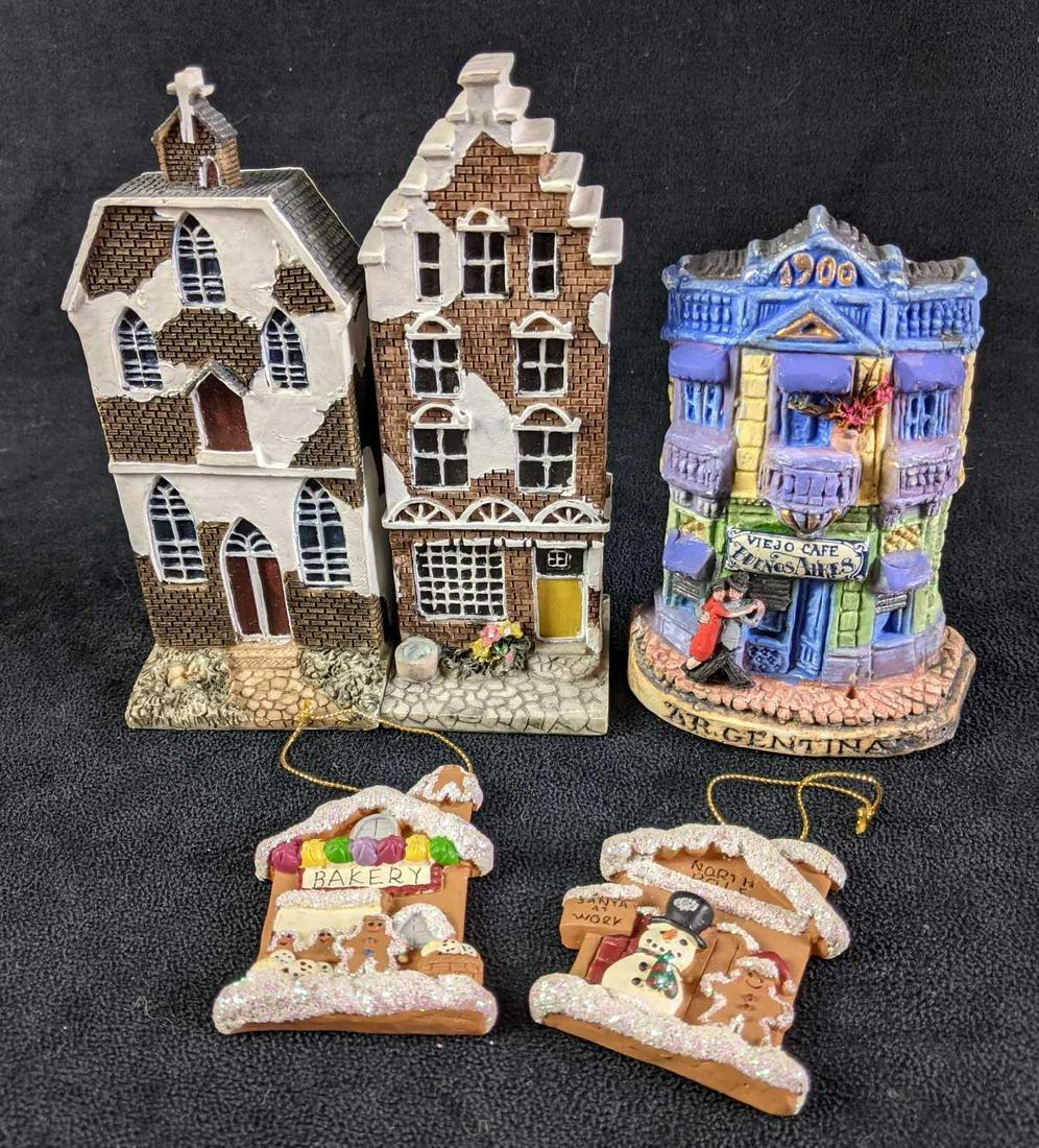 Christmas Decorations Three Winter Homes and Two (1 of 9)