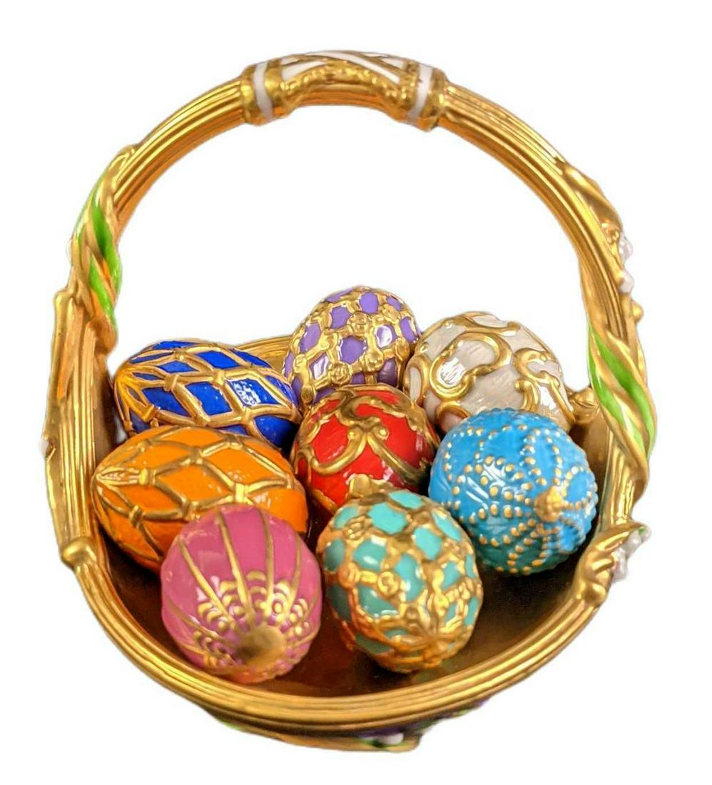 Franklin Mint House of Faberge Spring Basket (1 of 8)