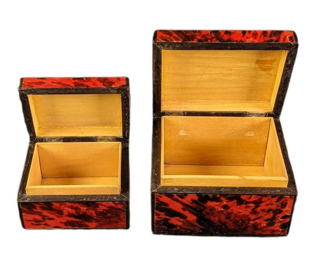 Vintage Jewelry Trinket Box Lot Of Two (1 of 6)