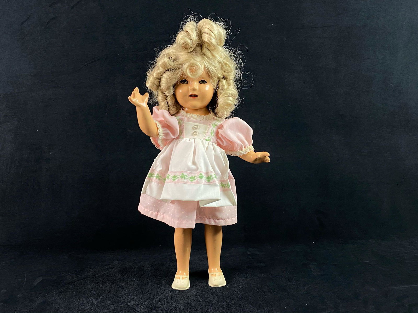Antique 1930's Shirley Temple 17" Ideal Composition (1 of 9)
