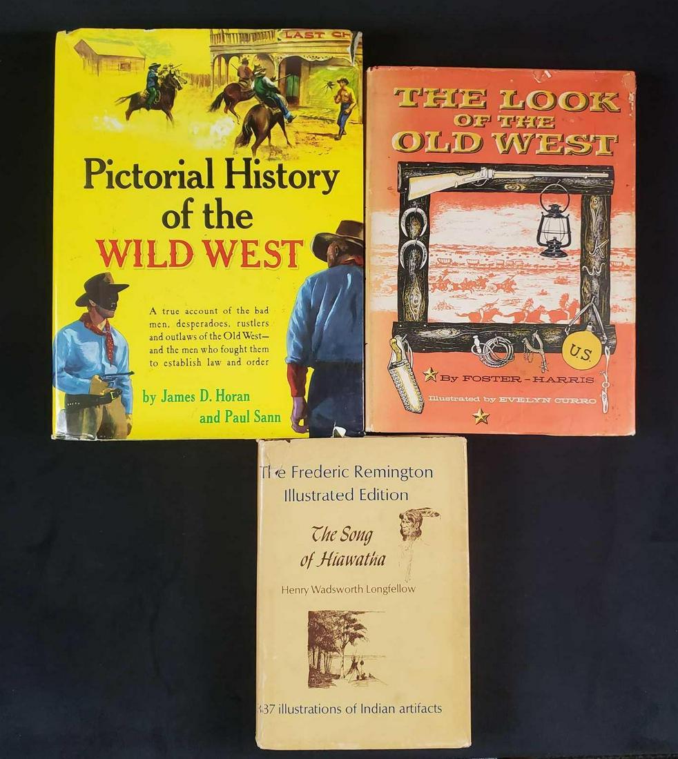 Lot of 3 Midcentury Wild West Books (1 of 9)