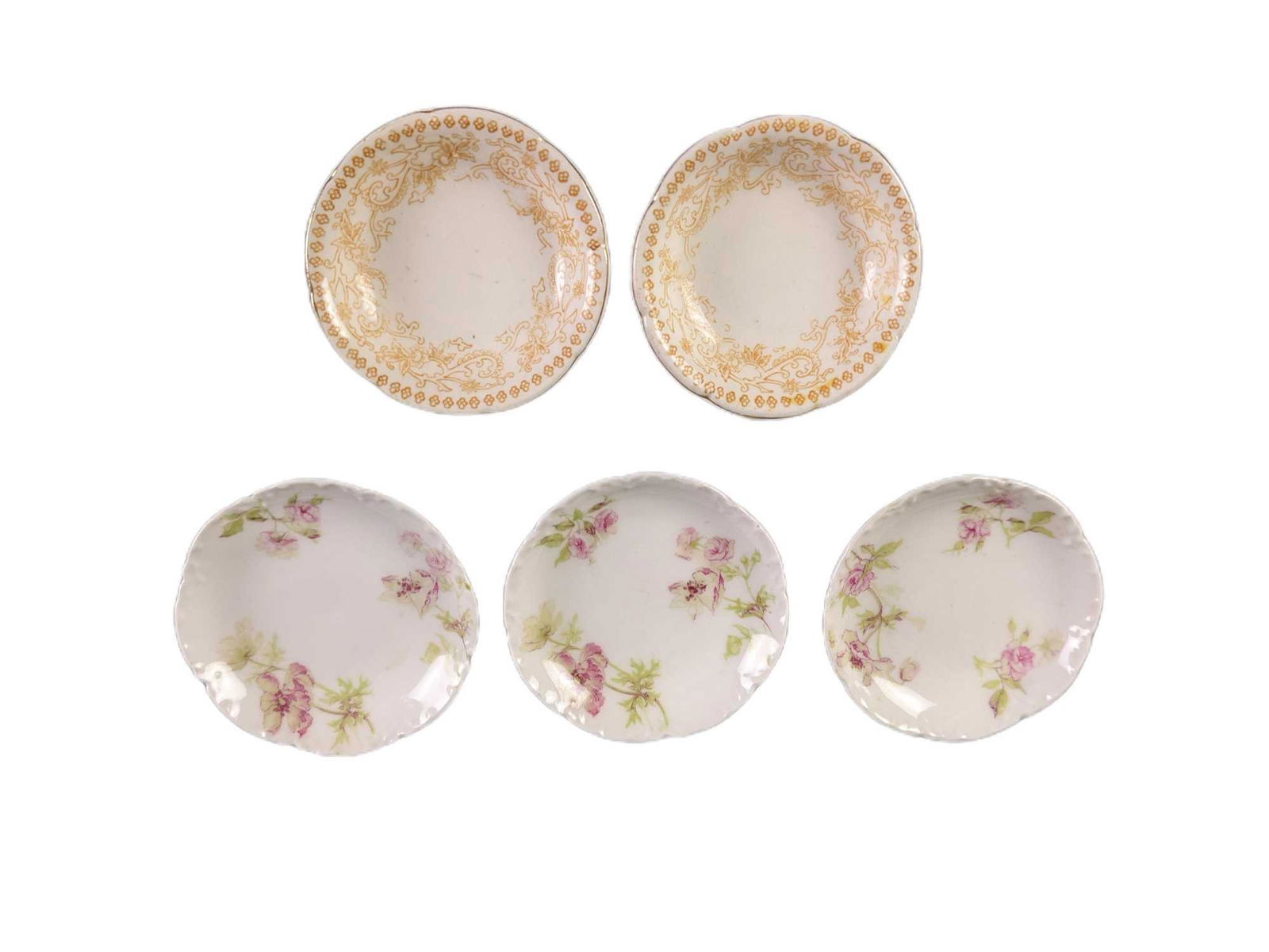 Five Vintage English And French Mini Plates Bowls (1 of 4)