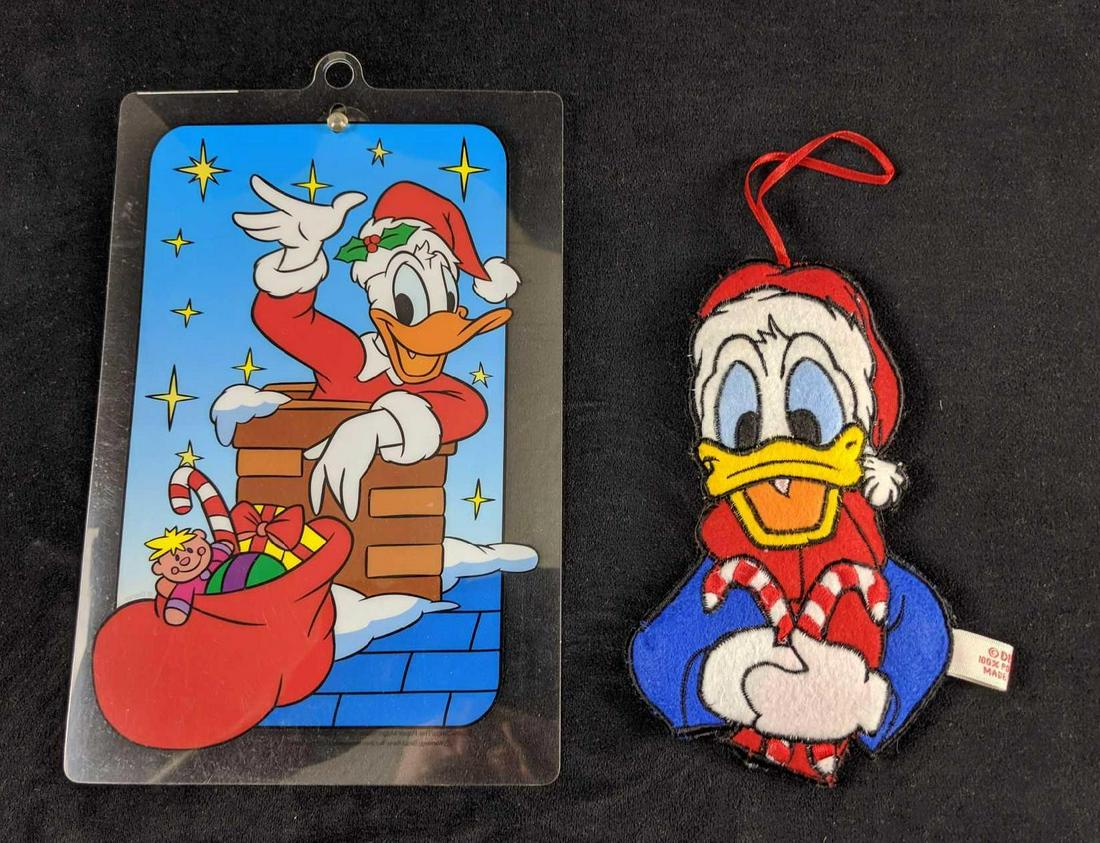 Disney Christmas Donald Duck Ornament And Suction Cup (1 of 6)