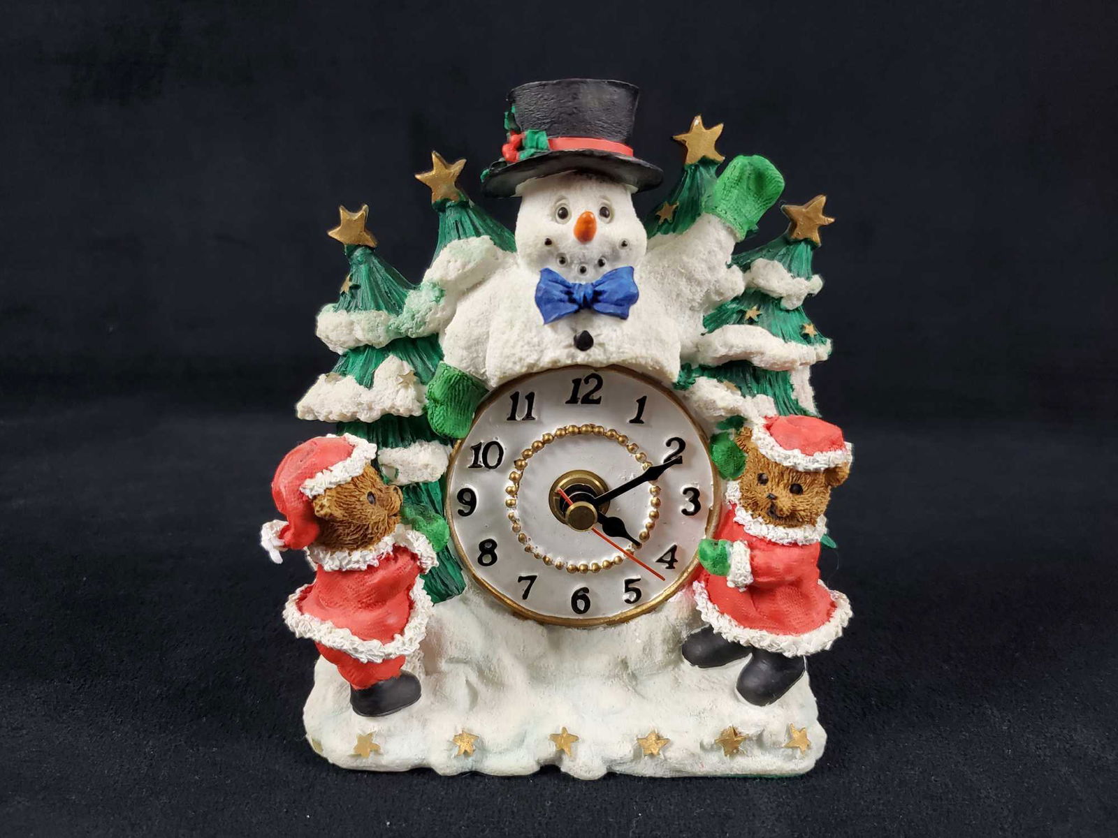 Christmas Snowman Mantel Clock by Things Remebered (1 of 10)