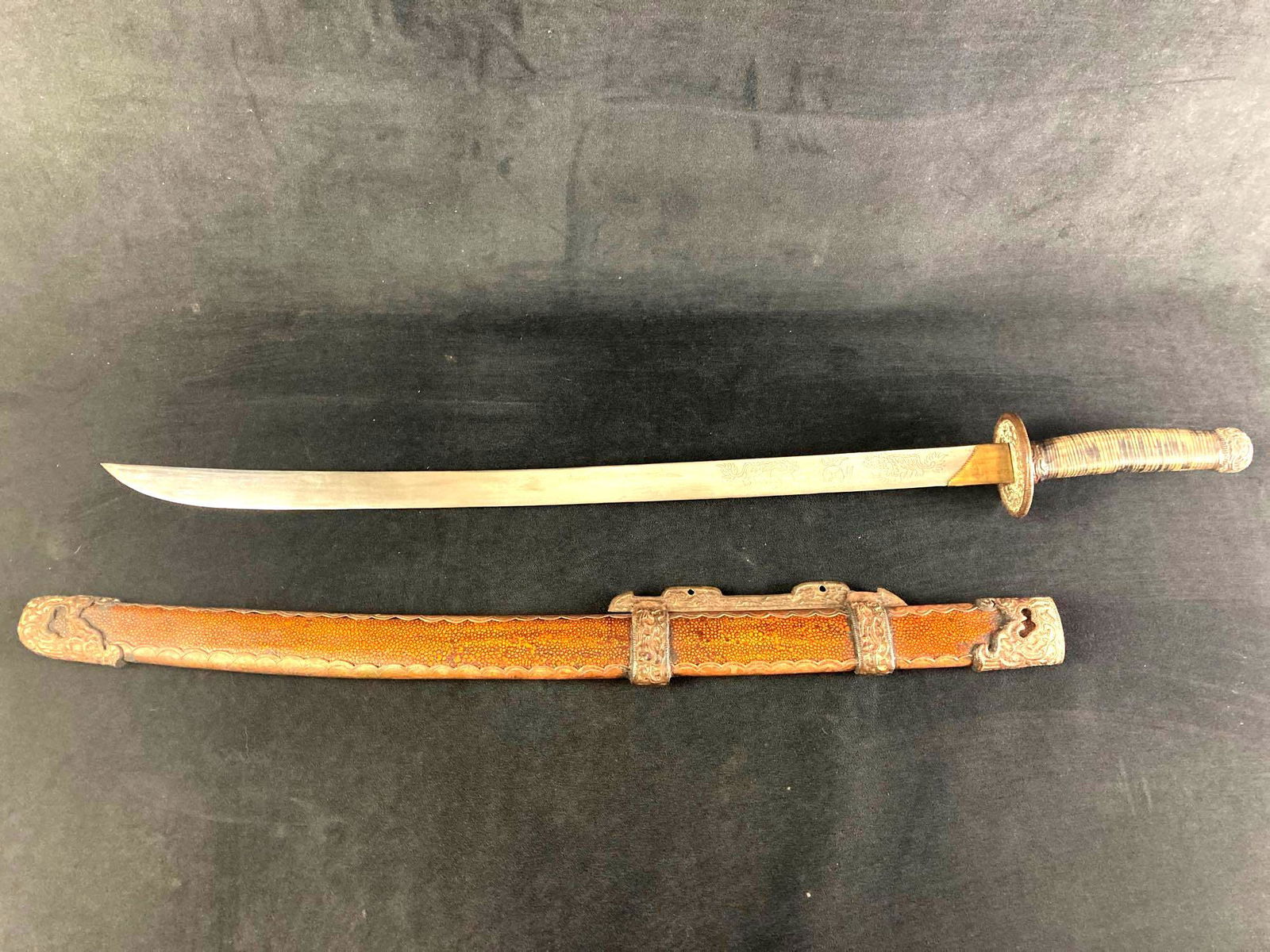 Chinese Qing Dynasty Zhanma Dao Sword (1 of 7)