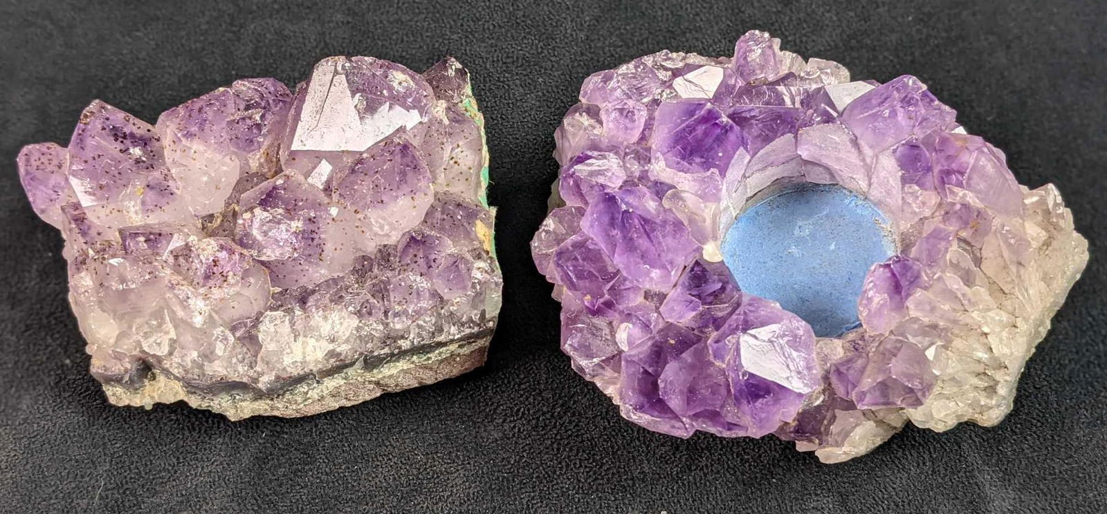 Amethyst Cluster And Tea Candle Holder (1 of 6)