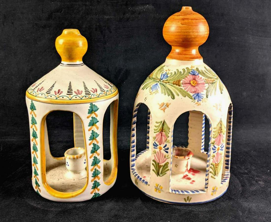 Spanish Lanterns Candle Lit Hand Painted (1 of 7)
