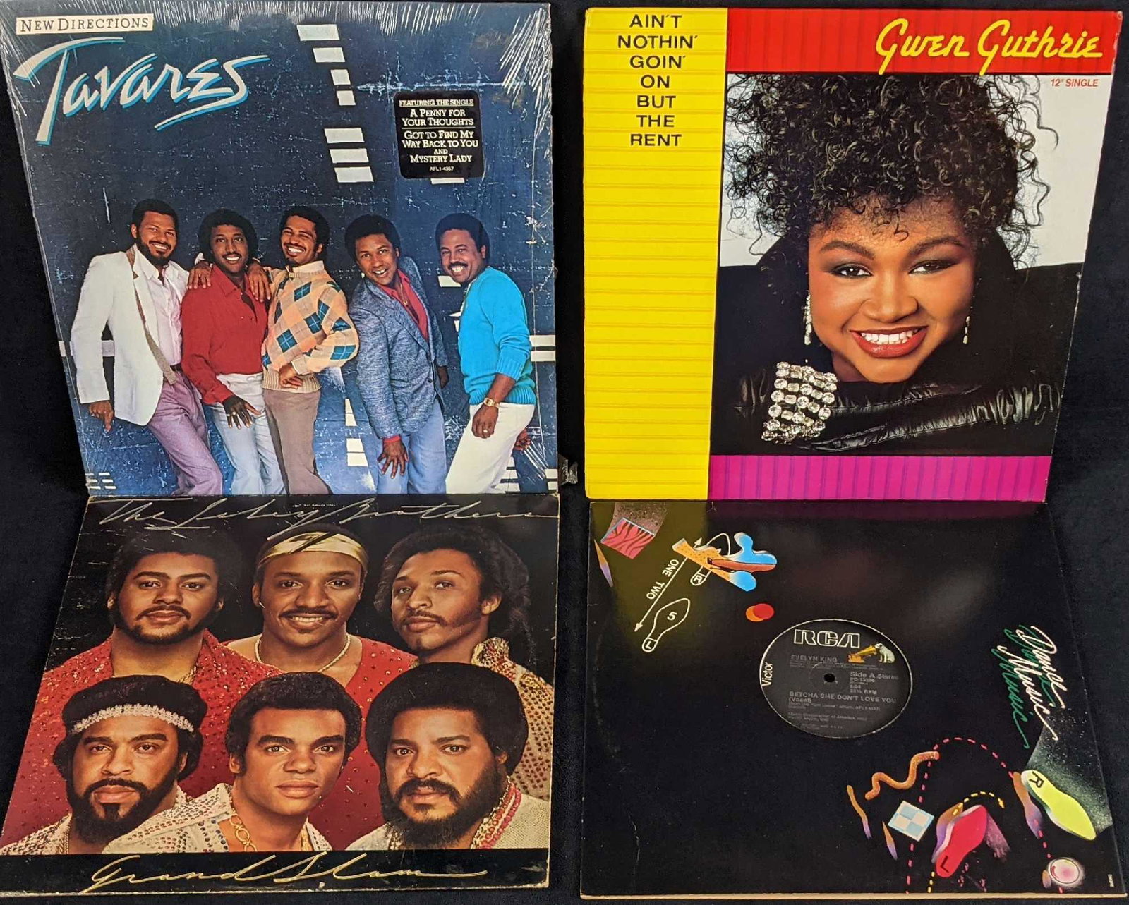 4 Vinyl LP Records Isley Brothers Evelyn King (1 of 9)