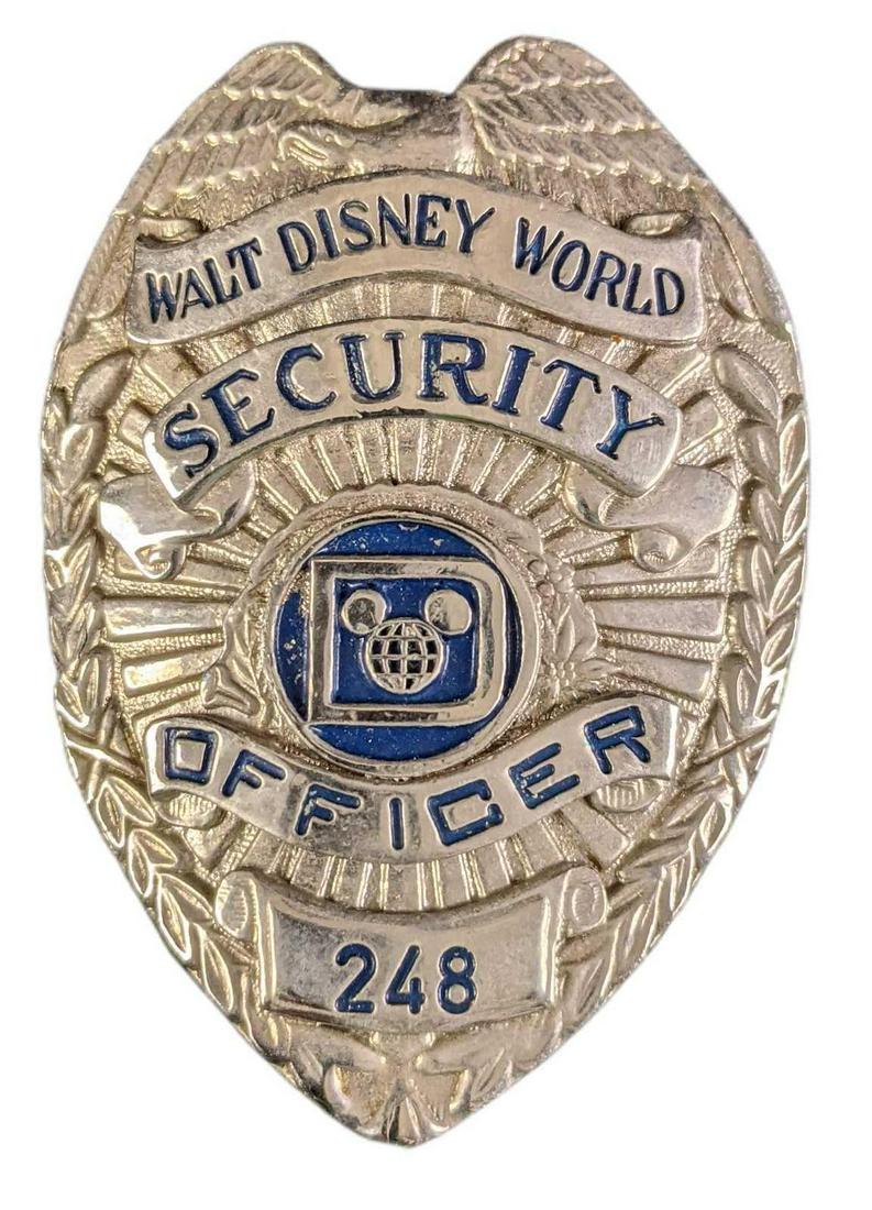Vintage 1980s Walt Disney World Security Badge (1 of 2)