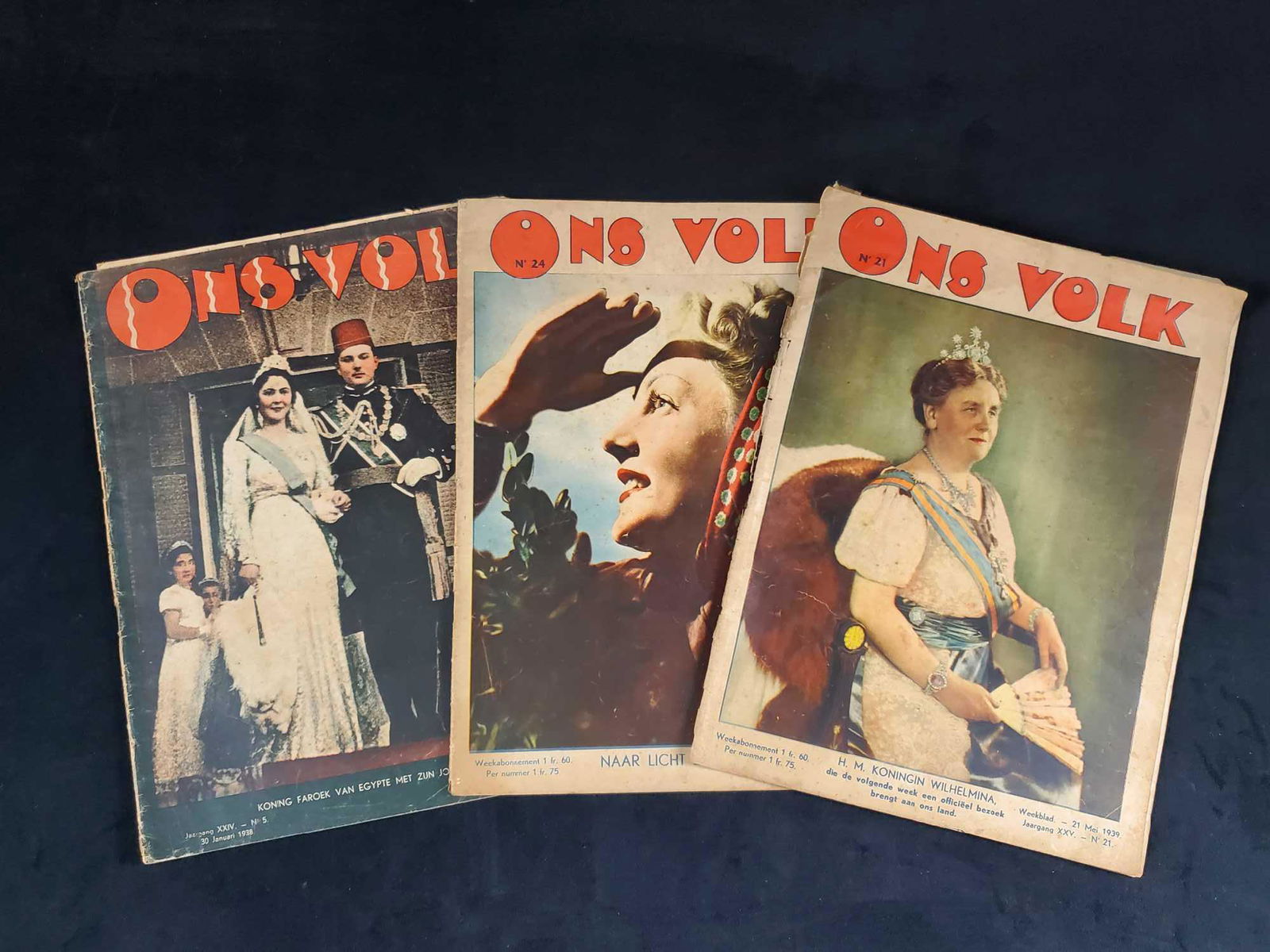 Vintage 1930s Dutch Newspaper Lot Of Three (1 of 11)