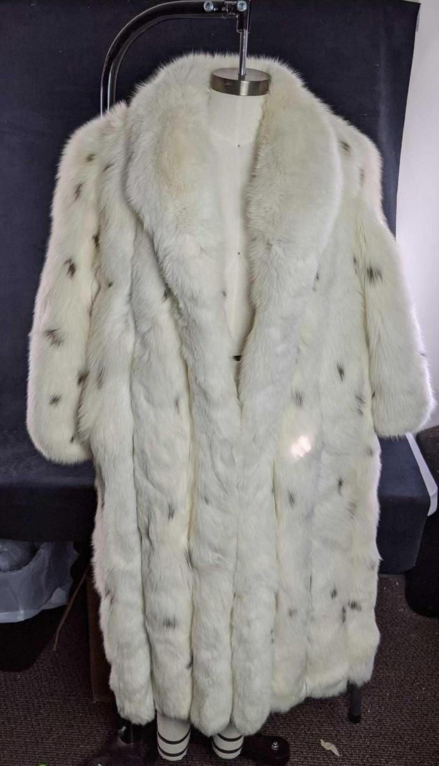 Christian Dior Vintage spotted Fox Fur Coat with (1 of 9)
