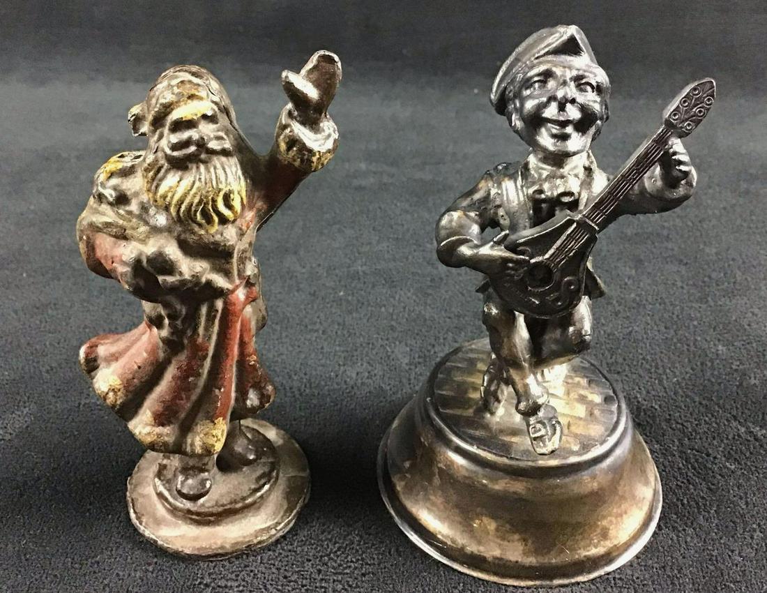 Lot of 2 Metal Silver Plated Figurines Spain Vintage (1 of 8)