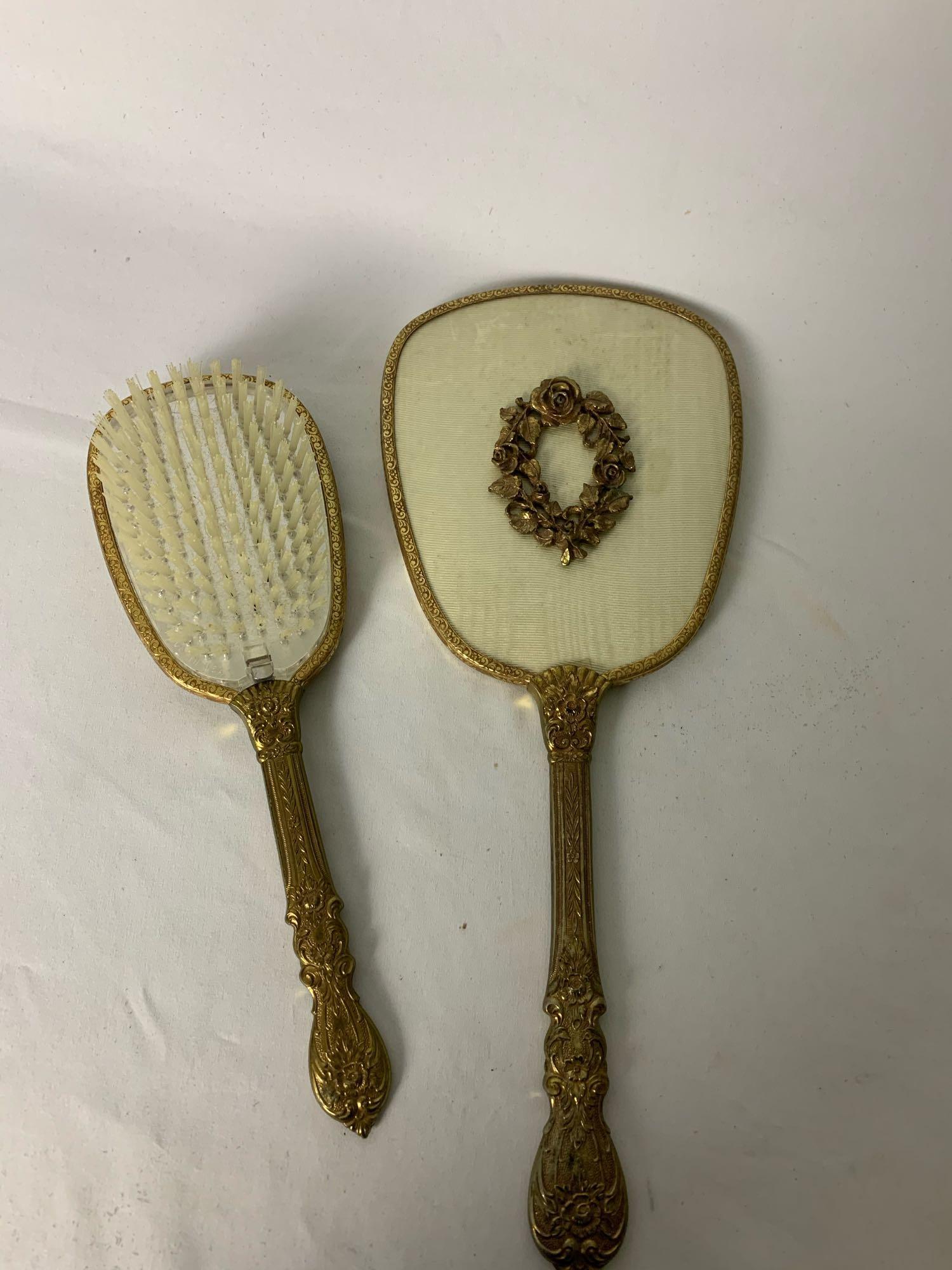 Vintage Vanity Mirror and Brush Set (1 of 6)