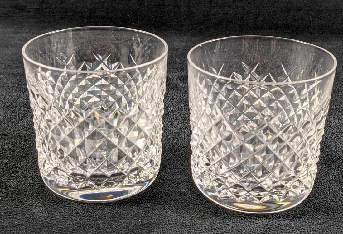 Two Waterford Crystal Alana Small Tumbler Glasses (1 of 8)