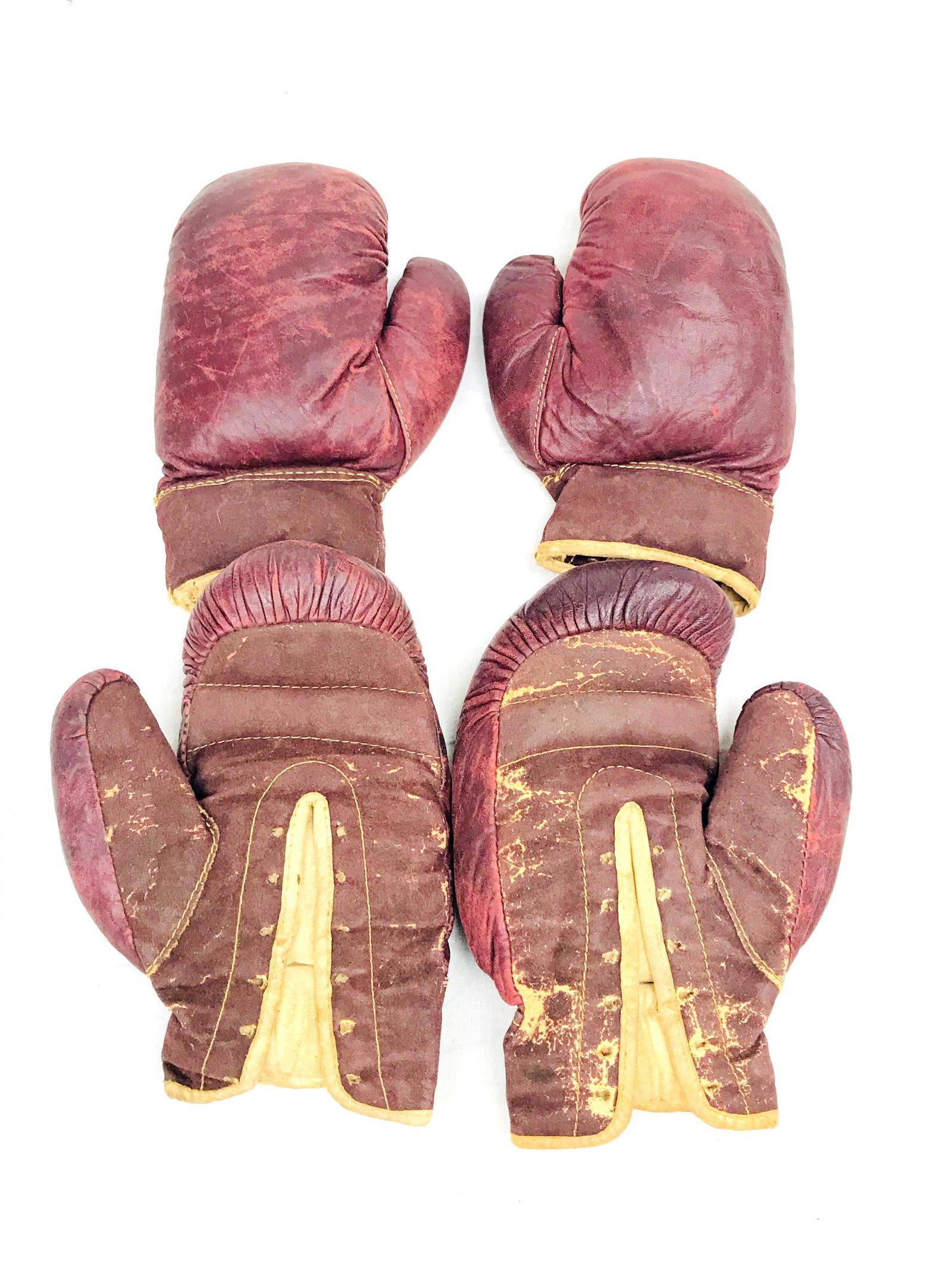 2 Vintage Pairs of Leather JC Higgins Youth Boxing (1 of 11)