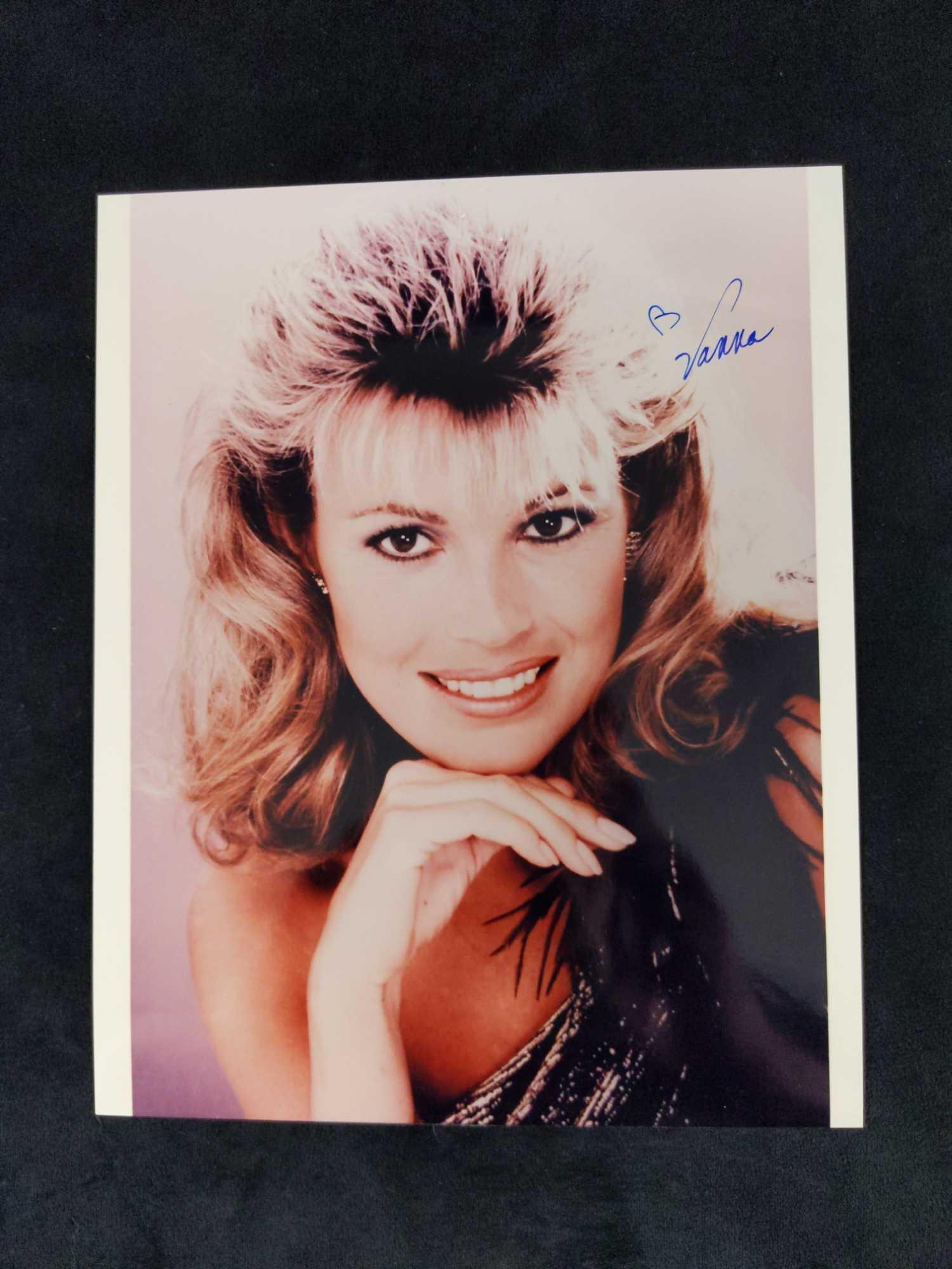 Autographed Vanna White Publicity Photo Wheel Of: Autographed publicity photo of Vanna White. Please note, this does not come with a COA and was acquired by a serious collector who acquired her collection through directly meeting and mailing the cele