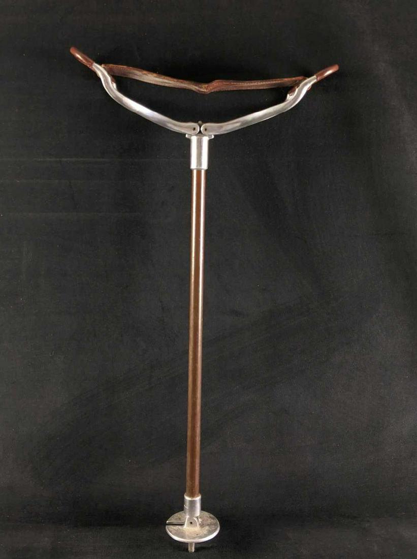 Vintage Foldable Fishing Stool Standing Stool (1 of 4)