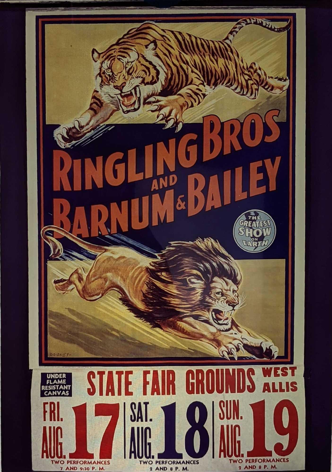 Ringling Brothers Barnum Circus Poster Transparency (1 of 3)
