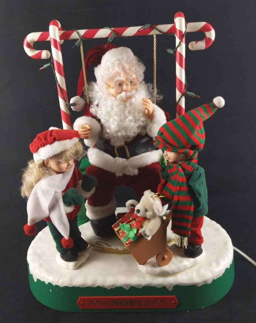 Animated Santa on Swing Matrix Christmas Traditions (1 of 9)