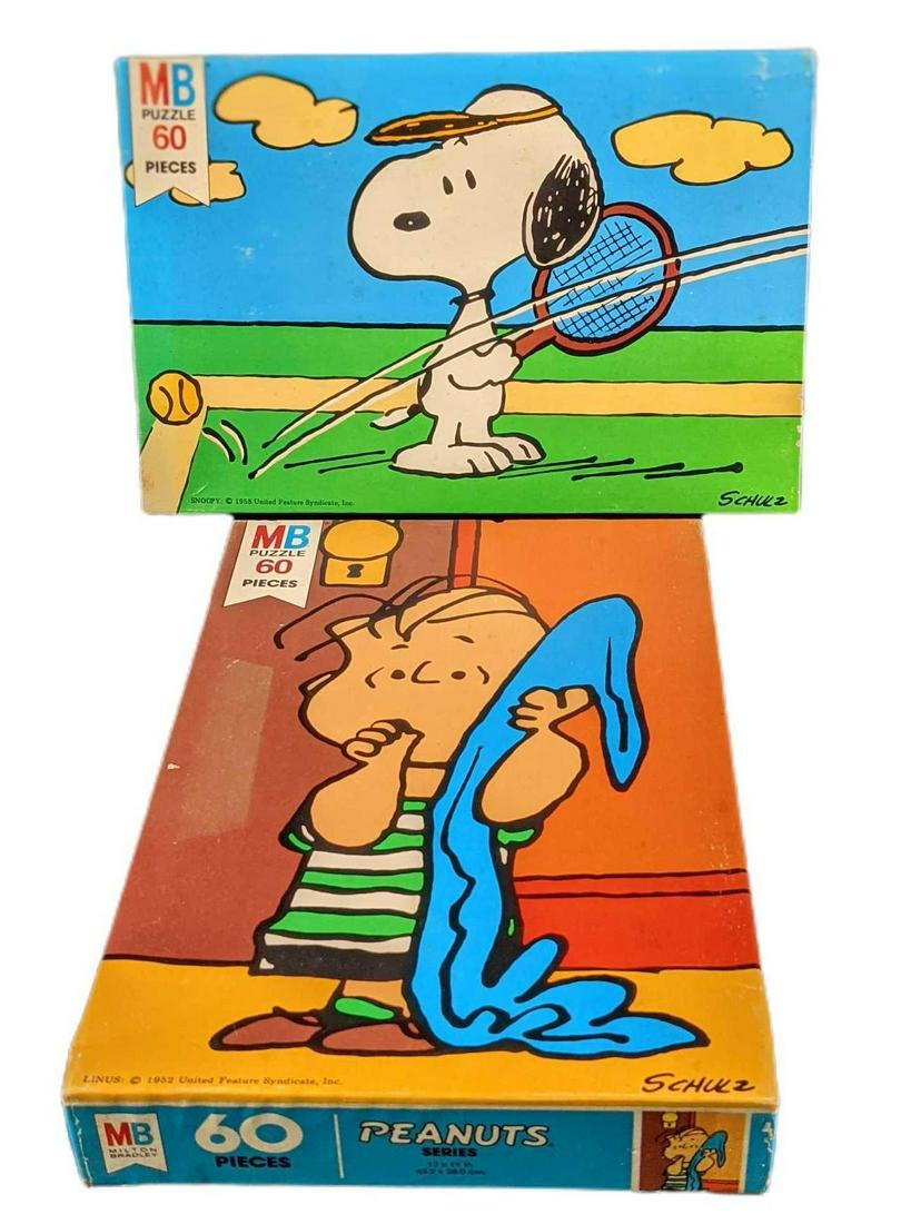 Two Vintage Peanuts Linius And Snoopy Puzzles (1 of 6)