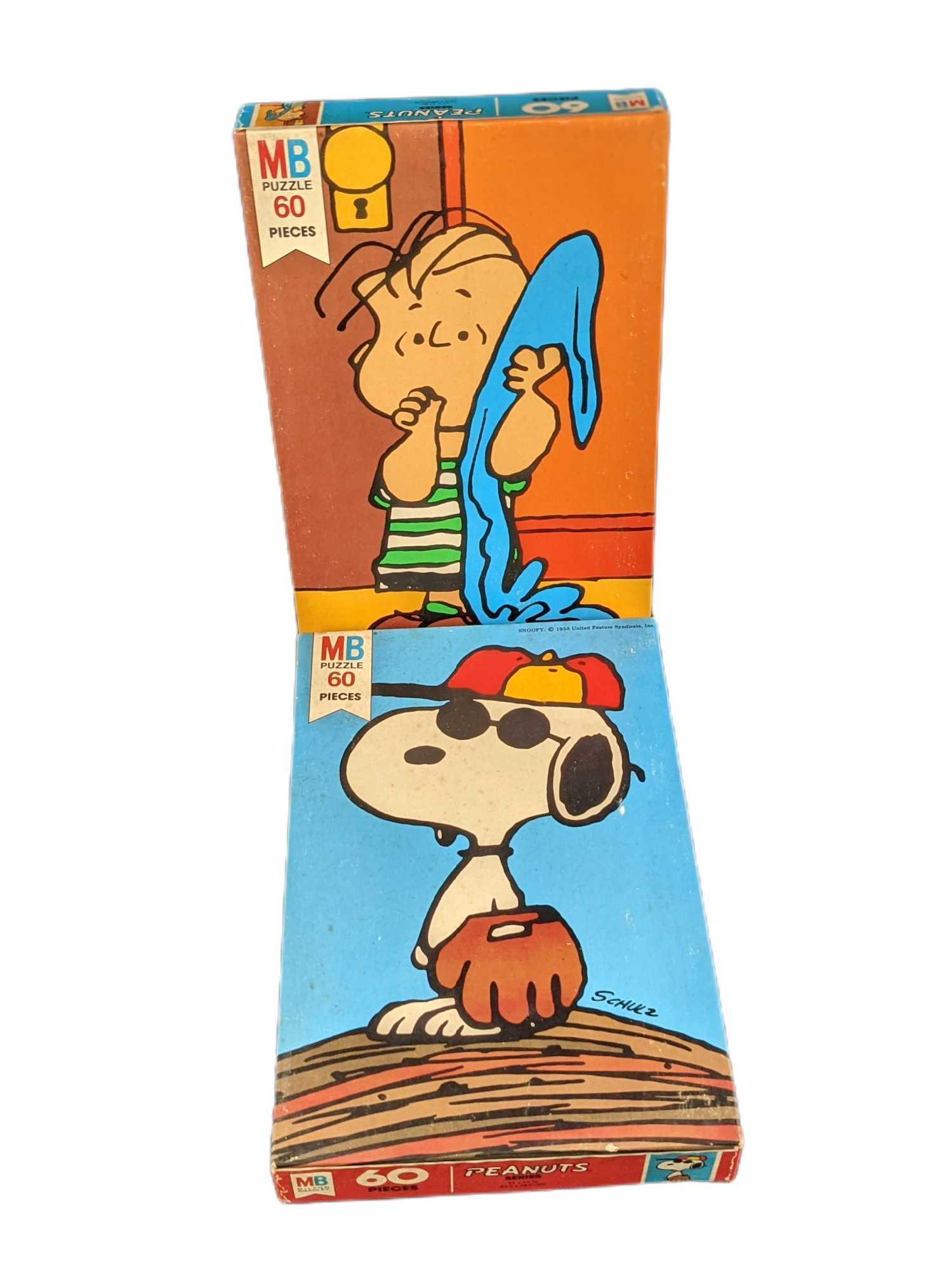 Two Vintage Peanuts Linius And Snoopy Puzzles (1 of 6)