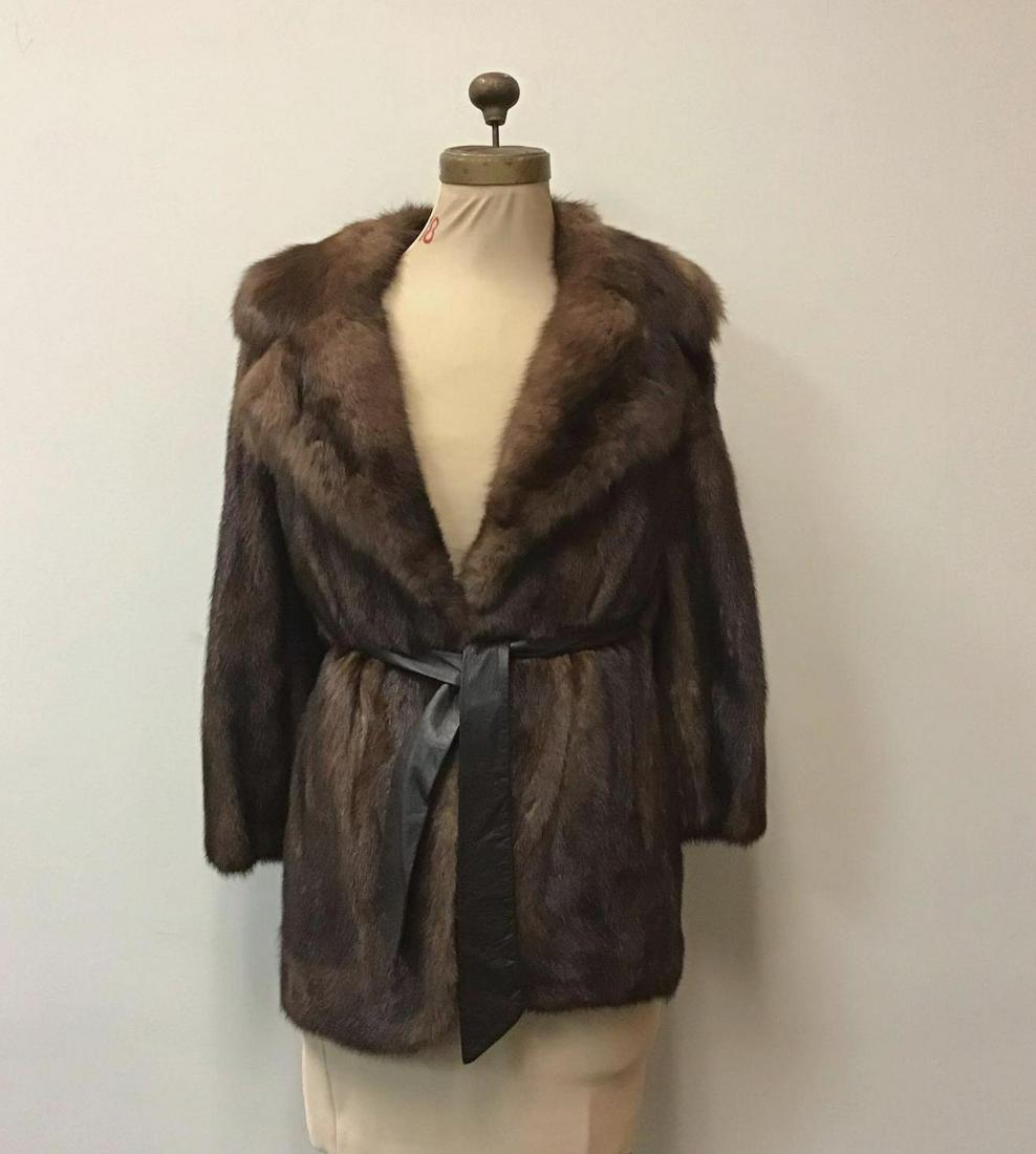 Palais Royal Lunaraine Mink with Sable Fur Coat (1 of 10)