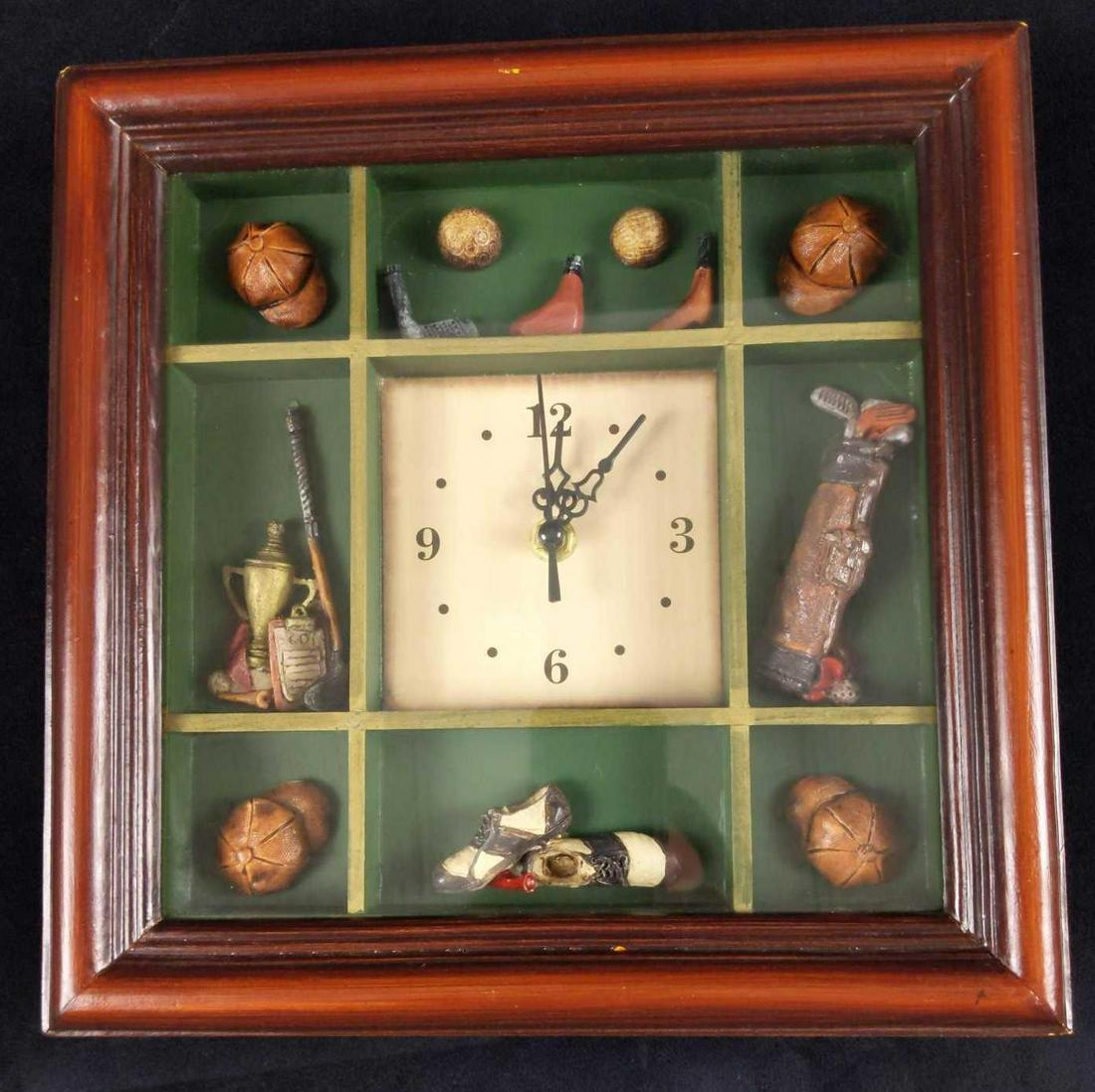 Vintage Golf Memorabilia Clock Mini Golf Items (1 of 7)