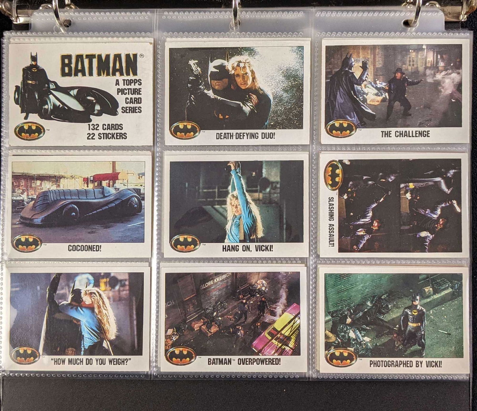 Topps Batman Movie Trading Cards With Binder (1 of 10)