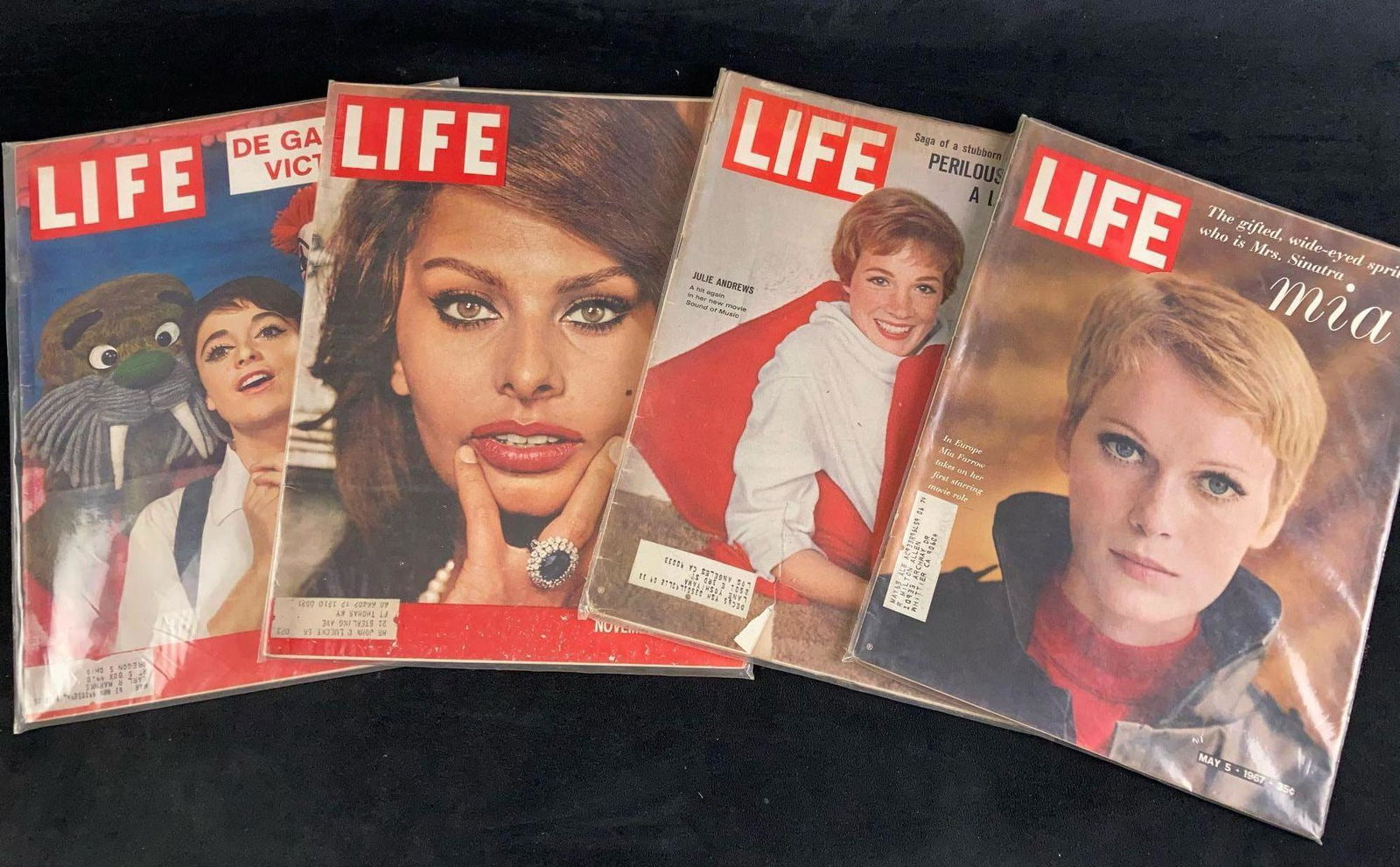 Set of (4) Life Magazines Actors and Plays (1 of 5)