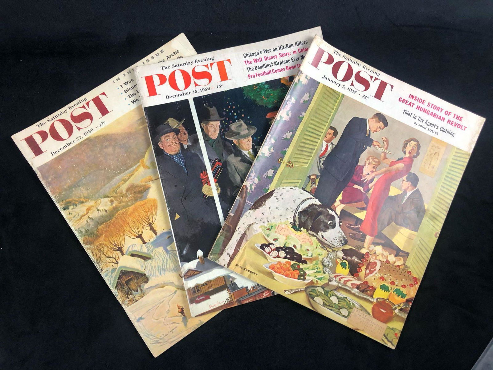 Lot Of 3 POST Subscriptions The Saturday Evening (1 of 11)