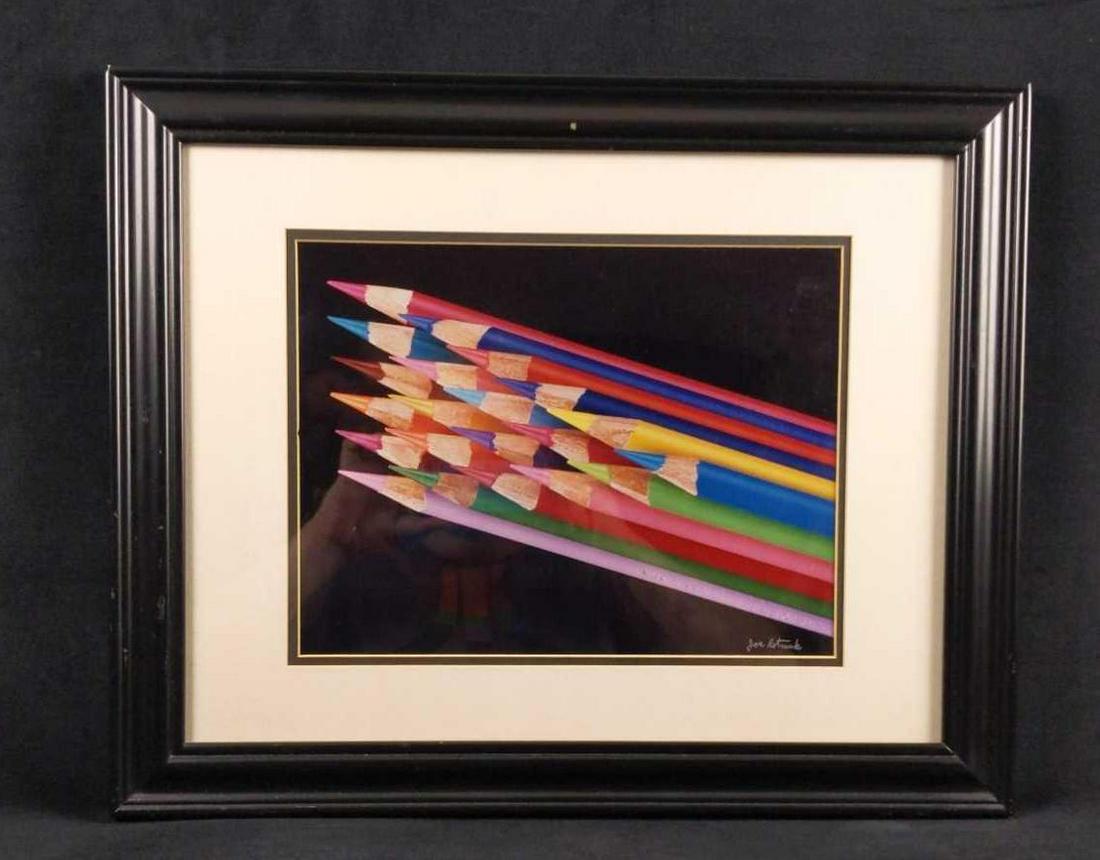 Framed Signed Joe Rotruck Colored Pencils Print (1 of 11)