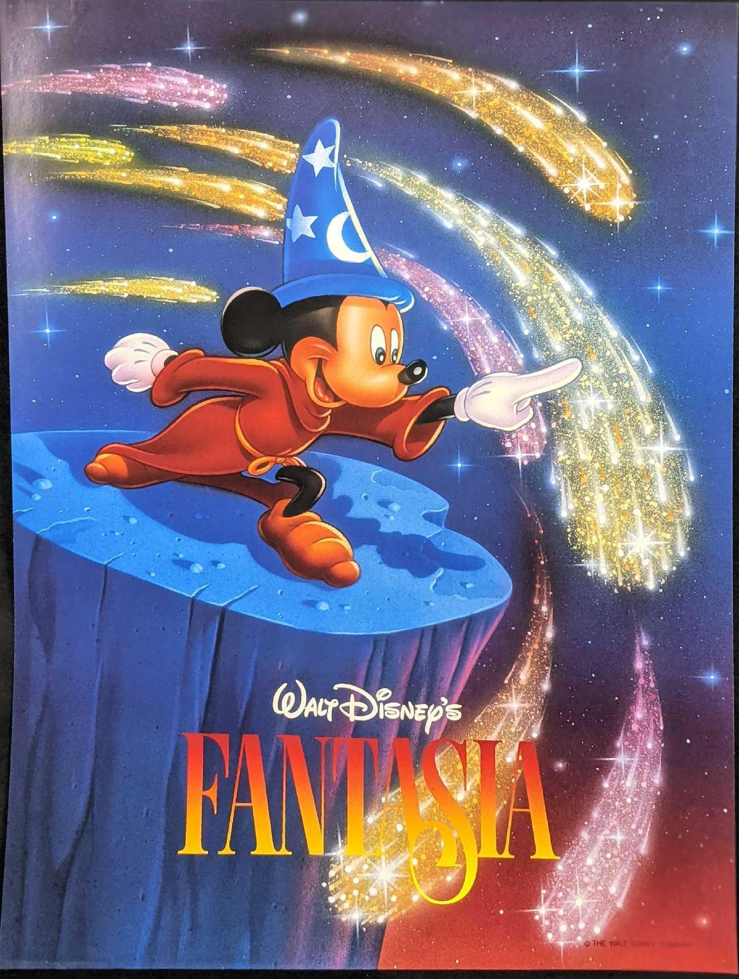 Disney Mickey Mouse Fantasia Movie Poster (1 of 5)