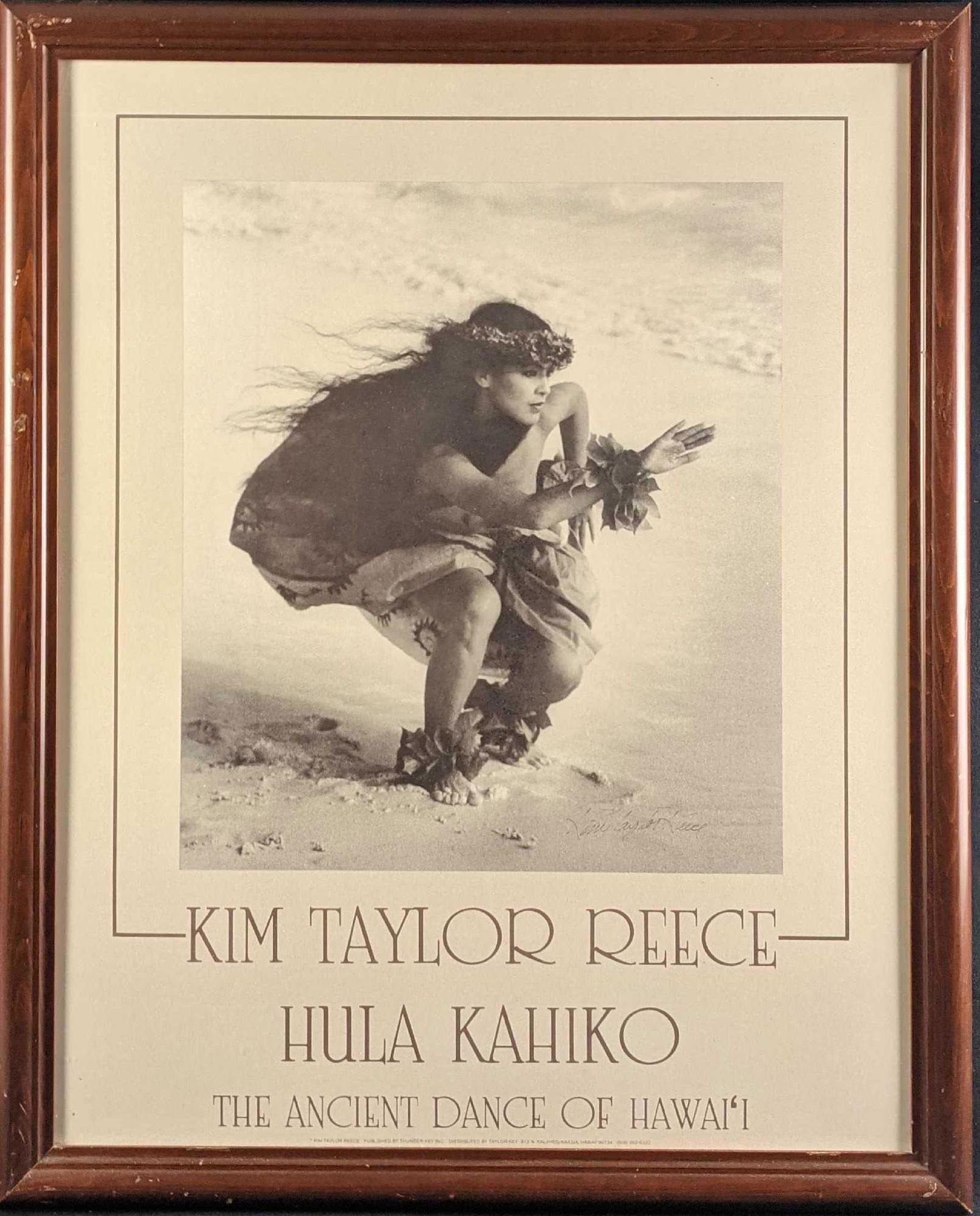 Framed Publicity Poster Kim Taylor Reece : Hula Kahiko (1 of 4)