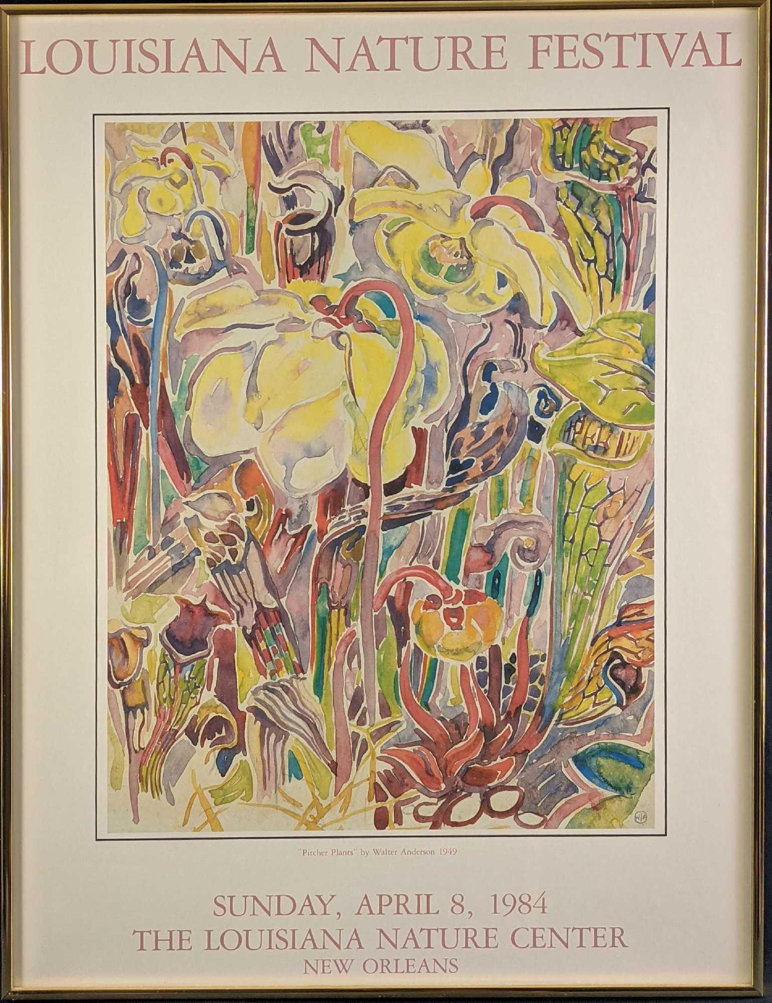 Framed Louisiana Nature Festival 1984 Poster (1 of 4)