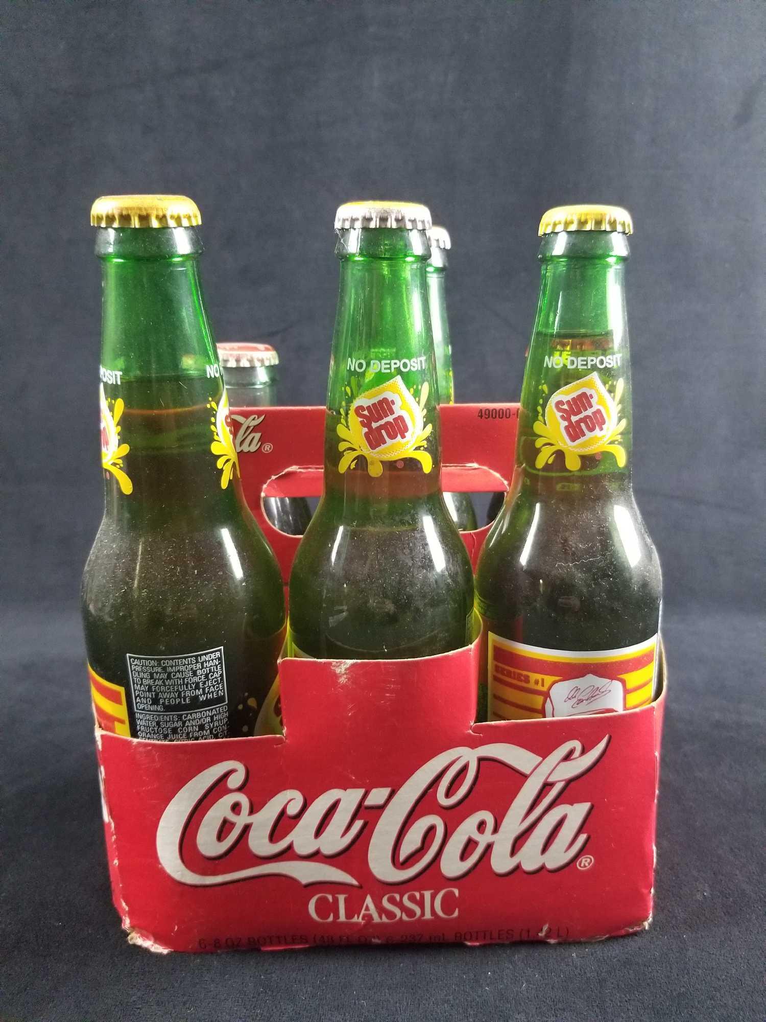 Dale Earnhardt Coca Cola Classic And Sun Drop Bottles (1 of 6)