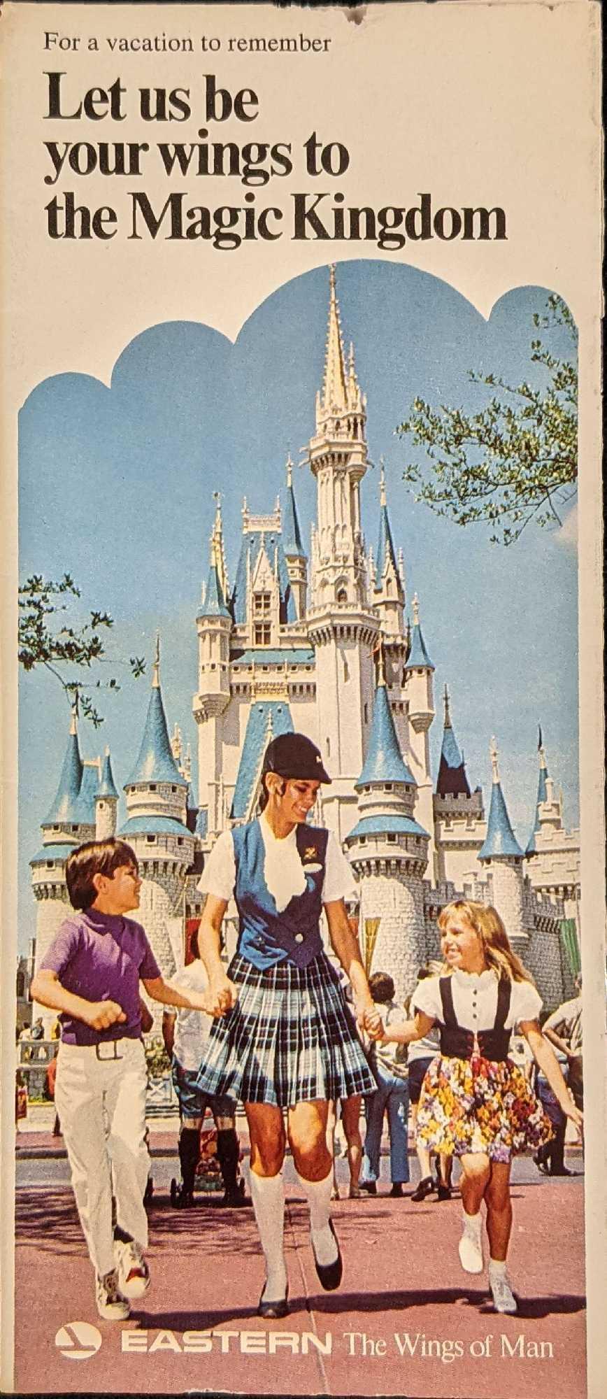 Vintage Rare Eastern Airlines Disney Pamphlet (1 of 6)