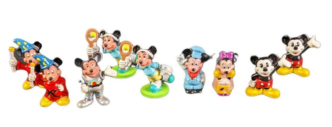 Vintage Disney Mickey And Minnie Mouse Figures (1 of 8)