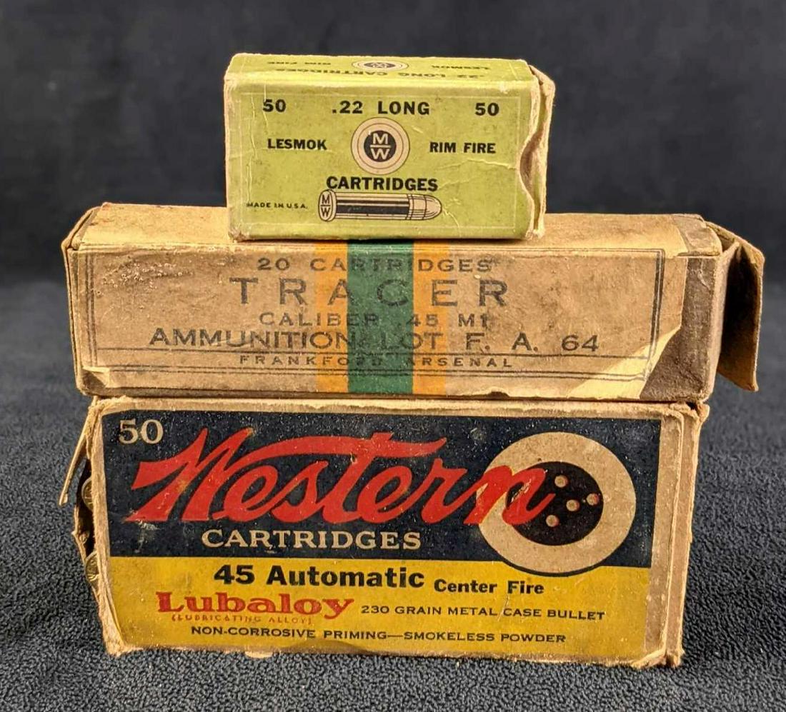 Vintage Western 45 Automatic Tracer 45 .22 Long (1 of 5)