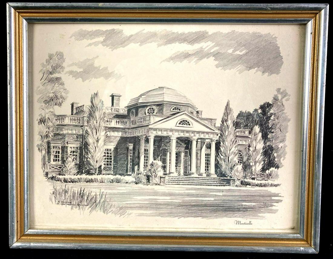 Al Repple Print of "Monticello" (1 of 3)