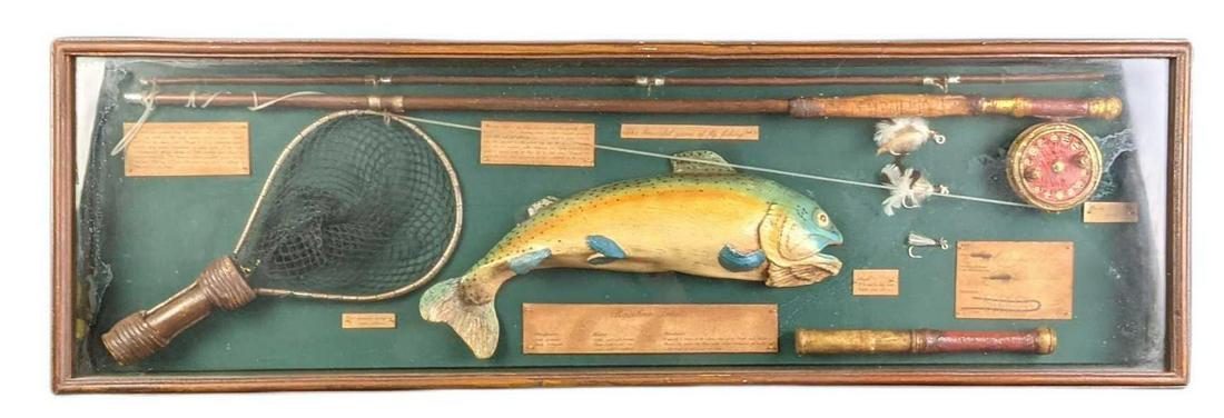 Cased Diorama `The Beautiful Game of Fly Fishing` W (1 of 11)