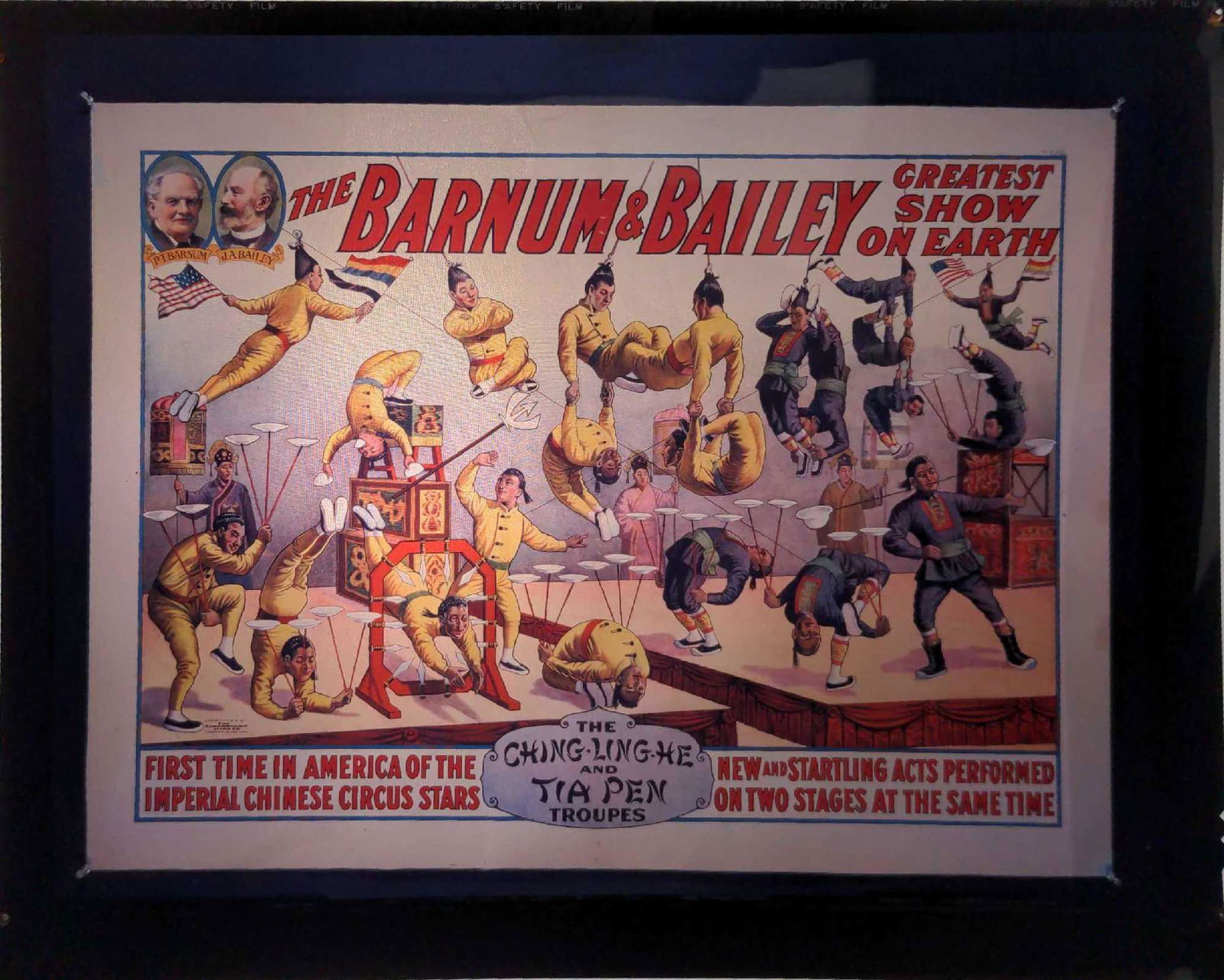 Barnum & Bailey Circus Poster Transparency Chinese (1 of 3)
