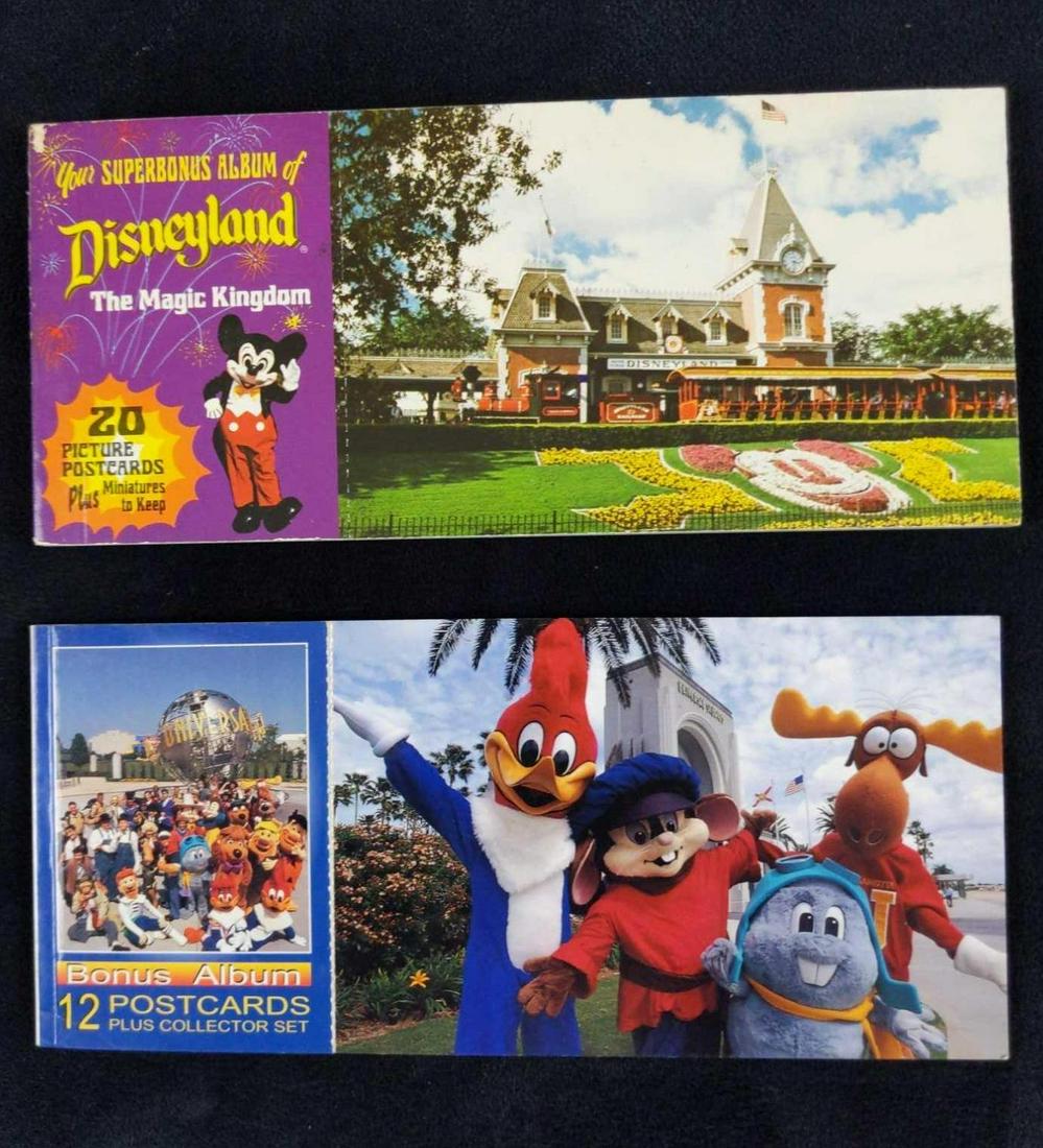 Vintage Disneyland Universal Studios Postcard Books (1 of 6)