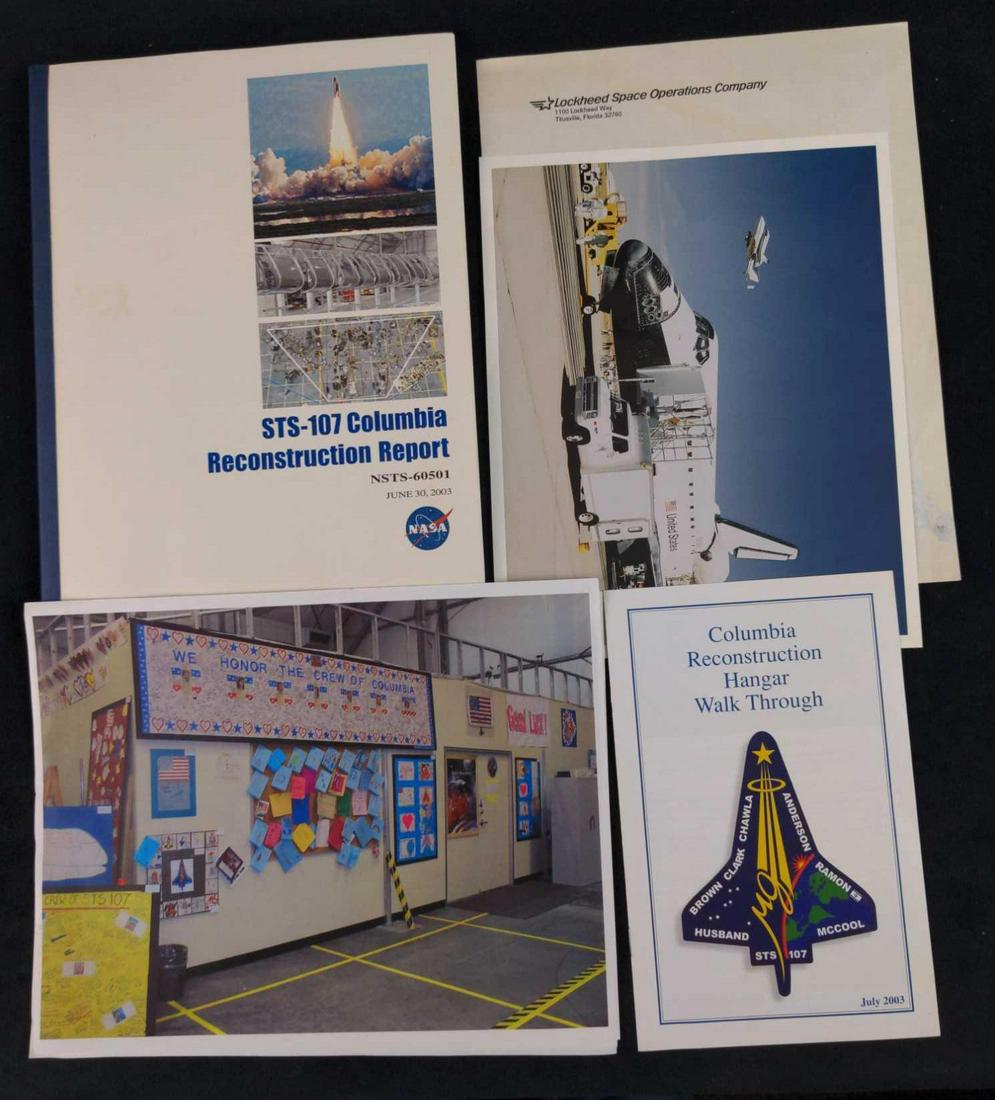 STS-107 Columbia Reconstruction Report NASA Lot (1 of 6)