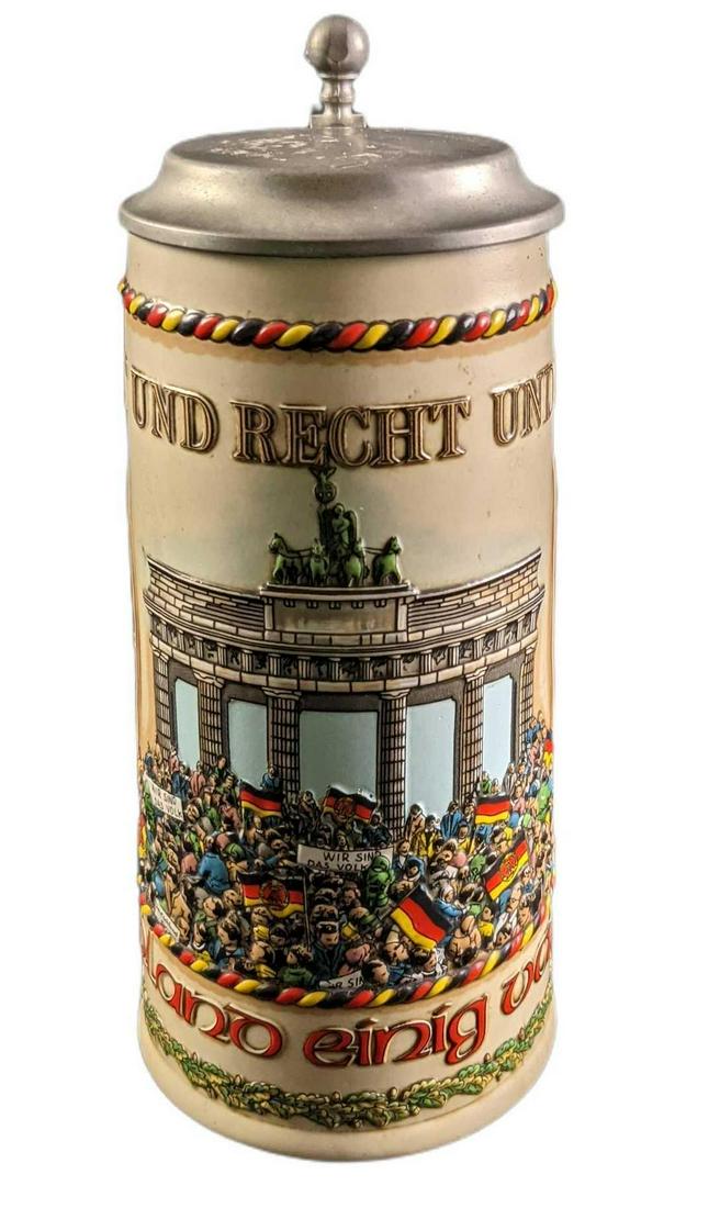 German Reunification Beer Stein 1990 BMF (1 of 9)