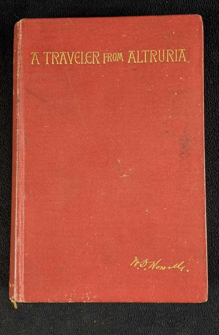 A Traveler From Altruria, By W.D. Howells, New York:: A Traveler From Altruria, By W.D. Howells, New York: Harper & Brothers Publishers, 1894. The book is in good condition for how old it is. only spine damage in front but pages turn with no problem. Thi